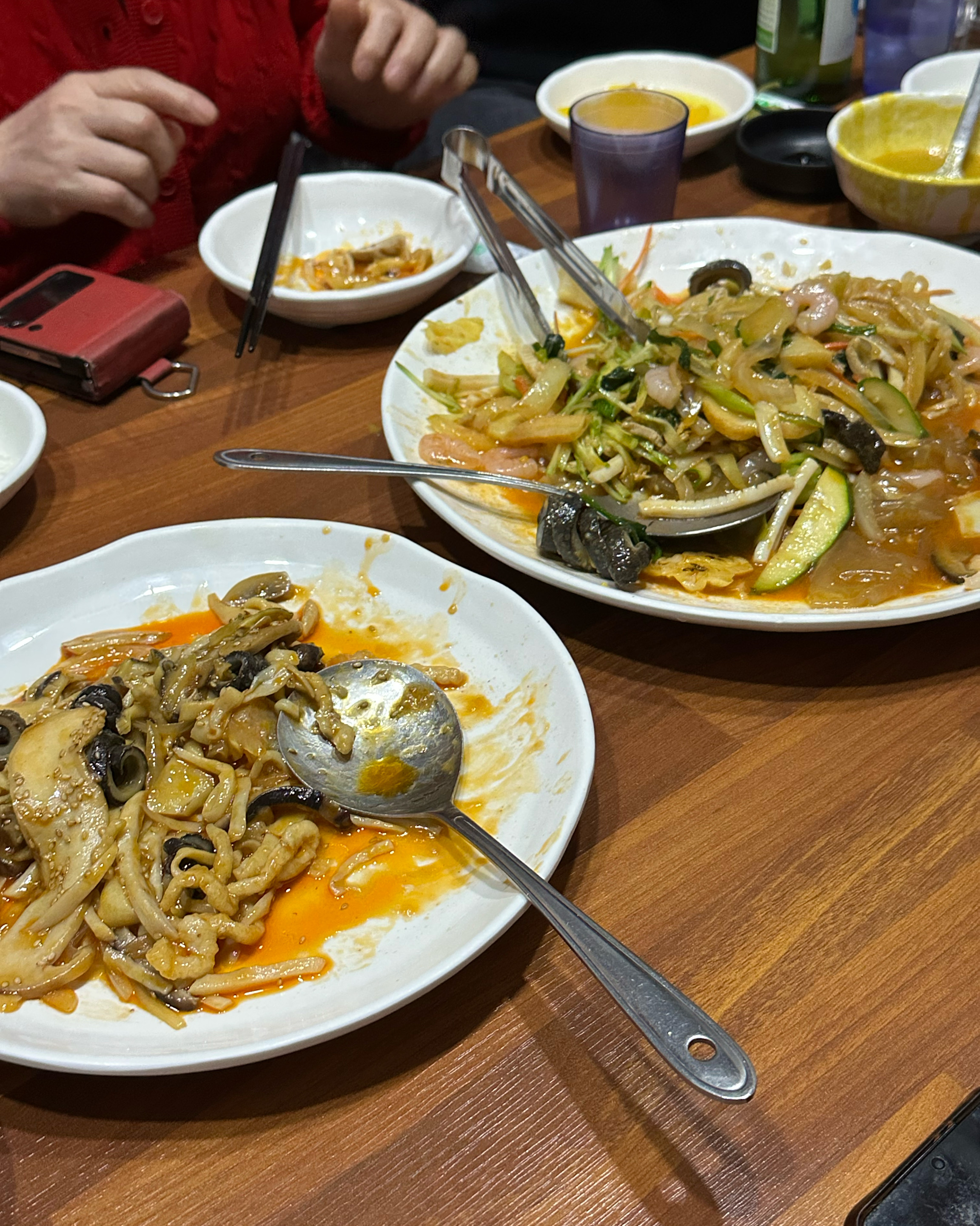 요리(양장피,유산슬,라조기)랑 짜장&짬뽕 먹었는데 다 ~~ 맛있었어요 ☺️ 방이 있어서 단