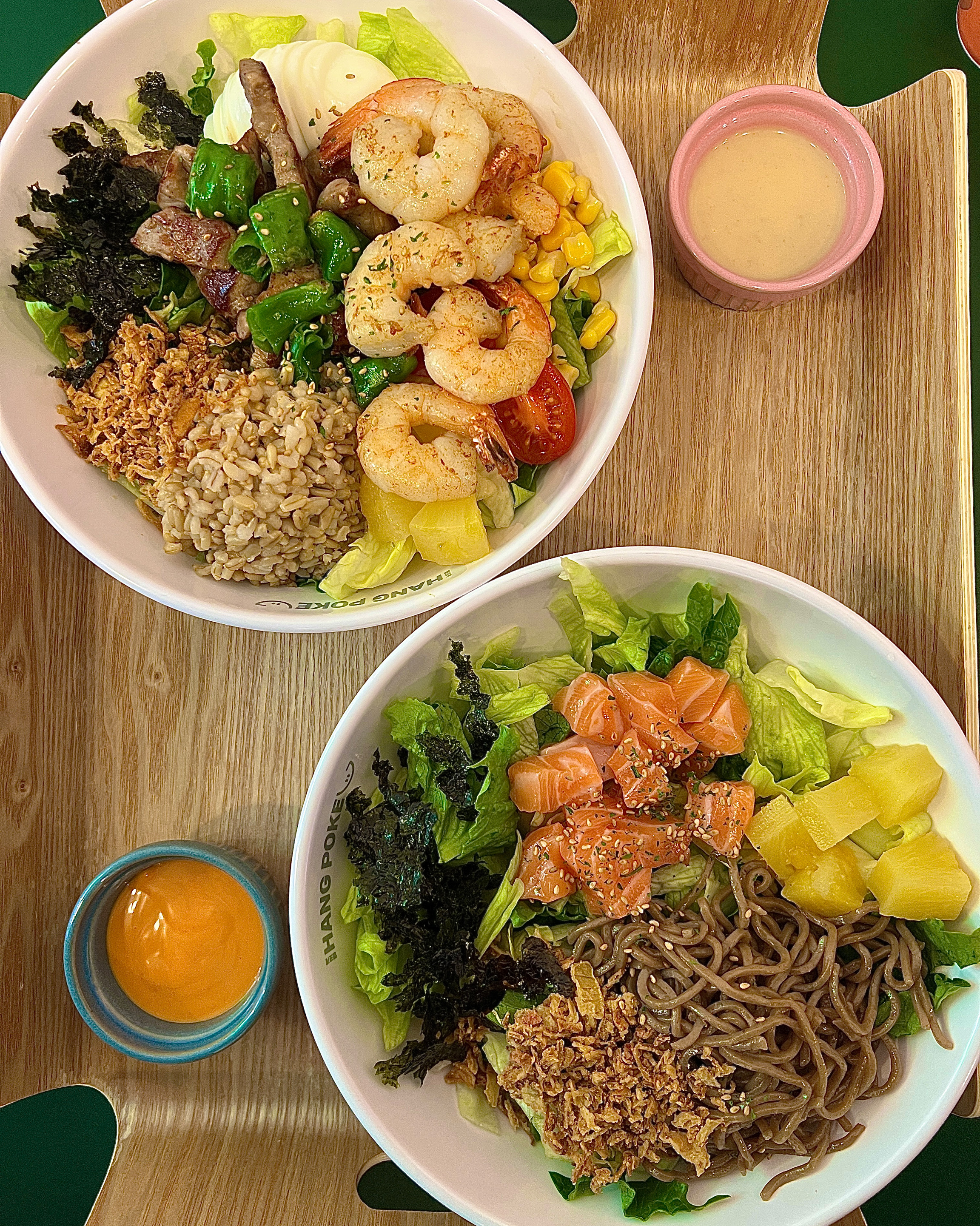 직접 만드신 드레싱과 매일 작업하는 신선한 야채들로 - 불당동 맛집 행포케 신불당점
