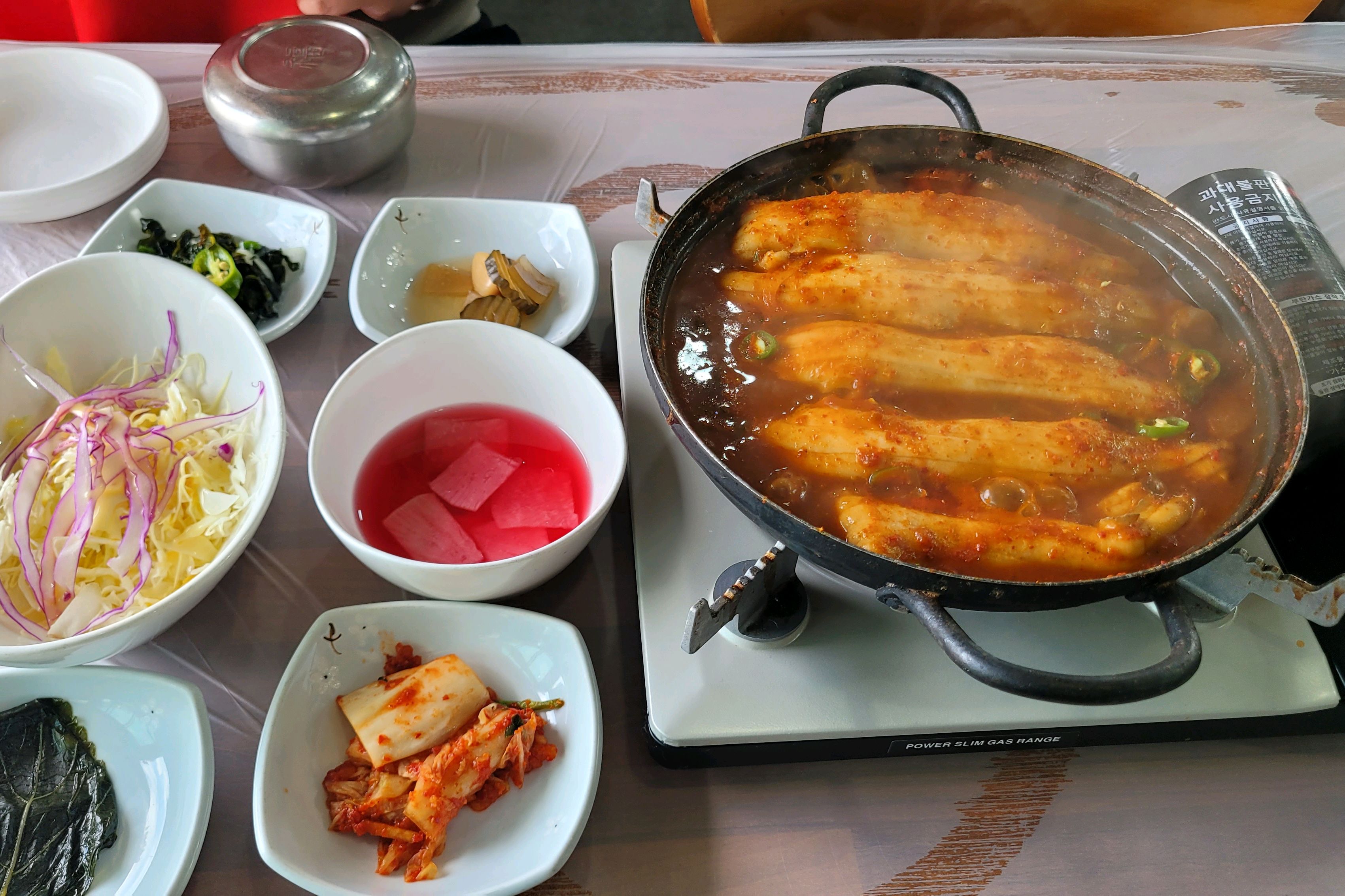순살갈치조림 가성비 미쳤고요 - 제주 맛집 순천미향 제주산방산본점