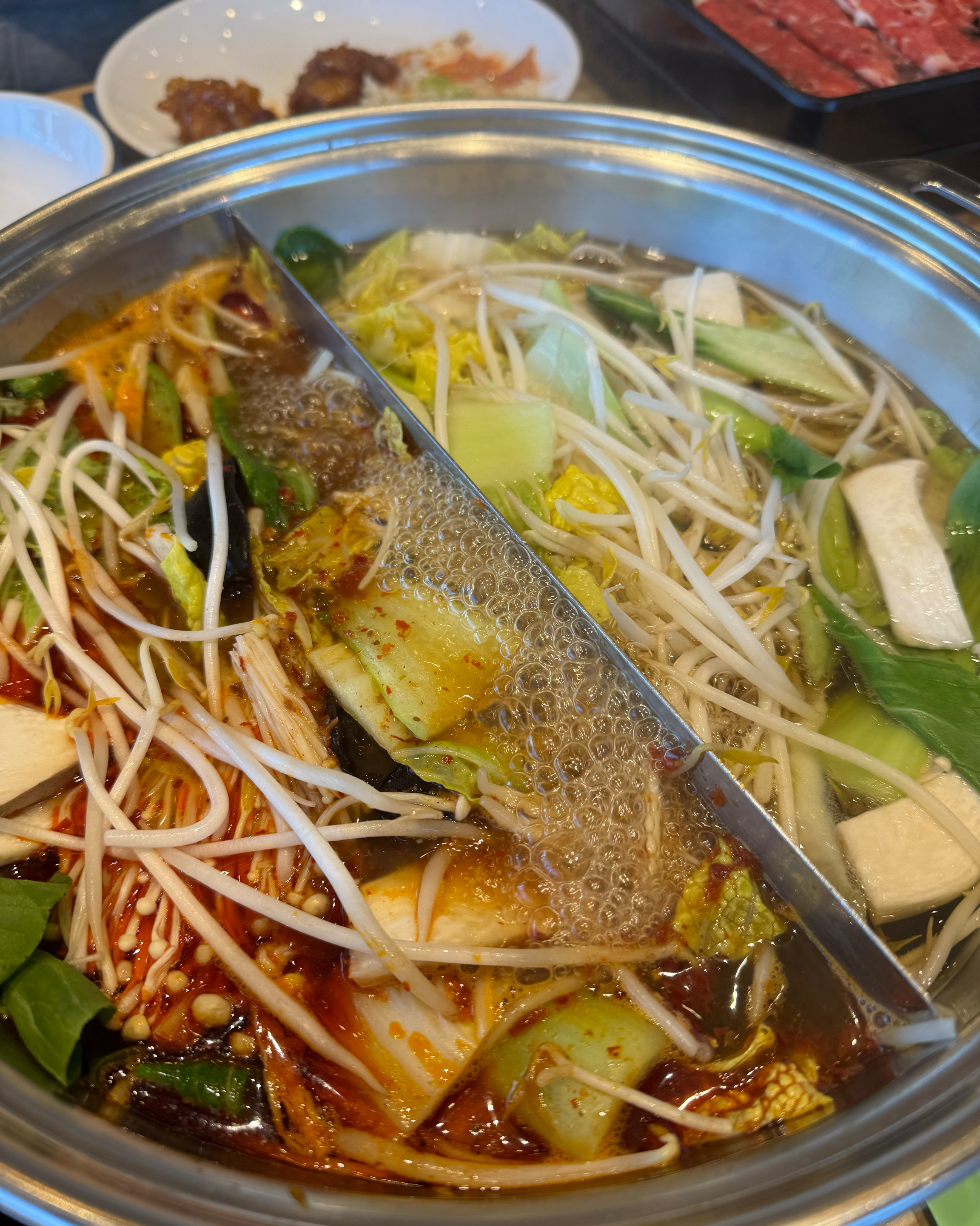 미리예약하고 갔더니 바로 입장 할수 있었어요 - 부산 사상 맛집 샤브20 부산사상점