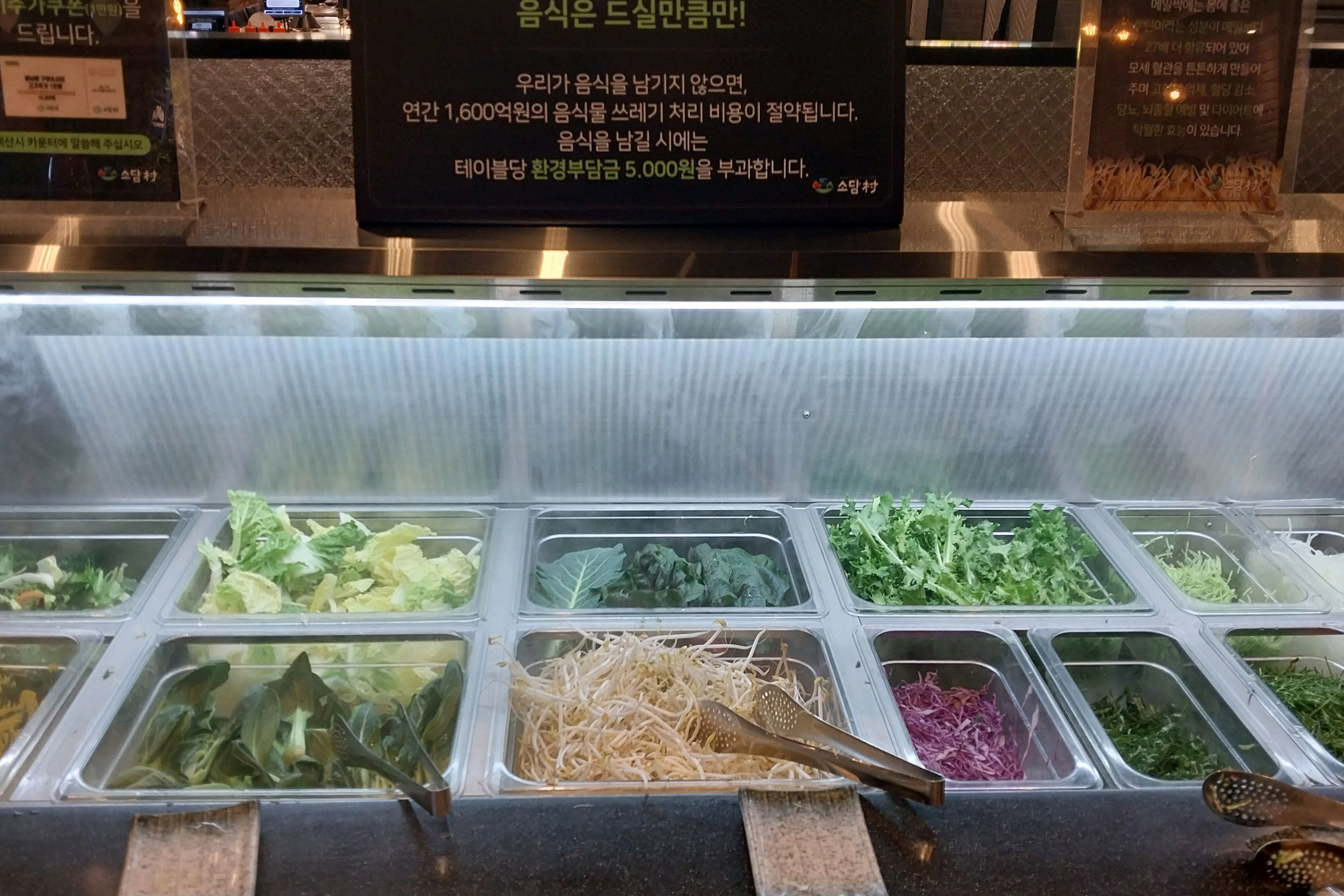 야채를 많이 먹어야 합니다. - 금천구청 맛집 소담촌 금천롯데마트점