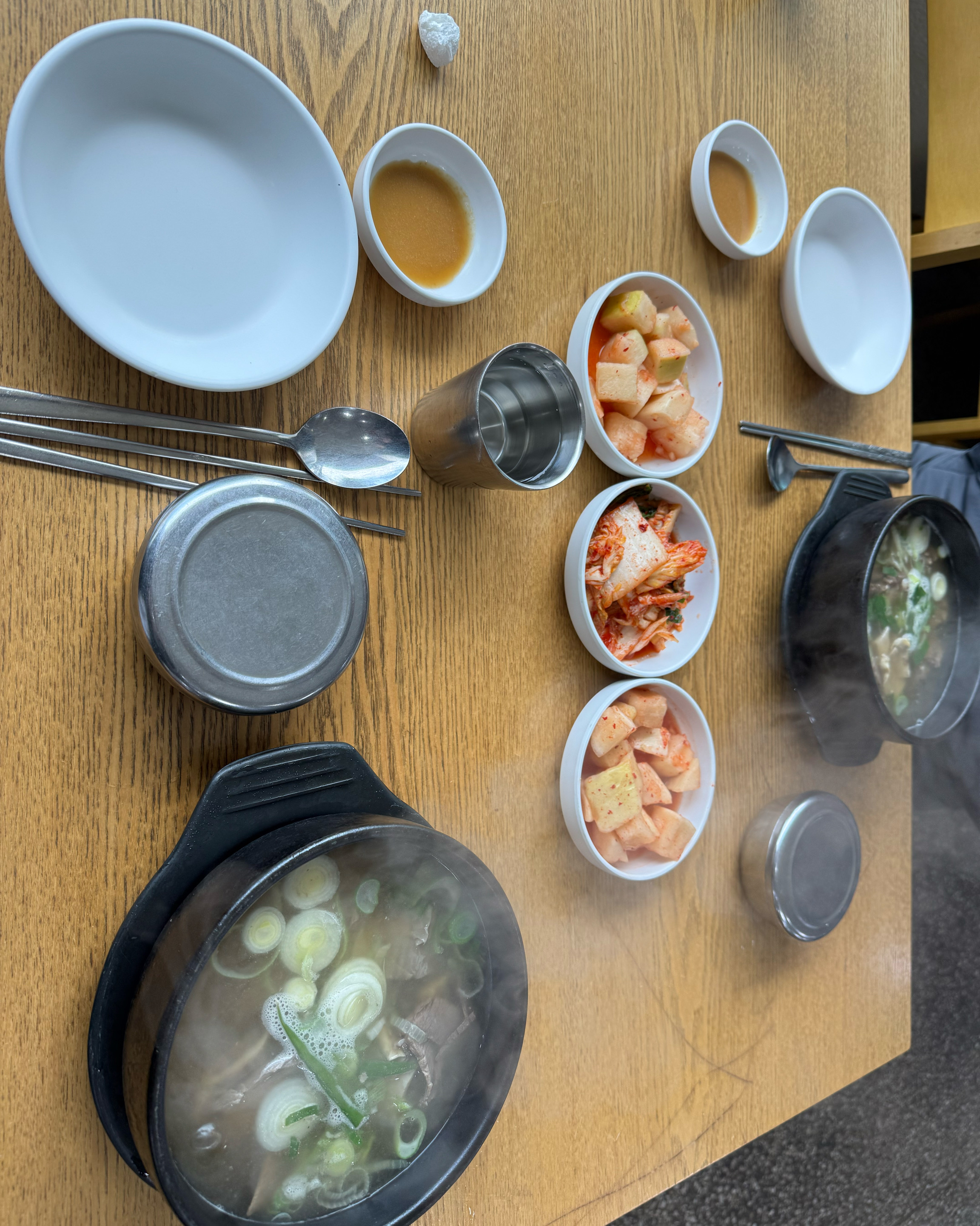 음식이 맛있지만:) 계산 하시는 분이 불친절 합니다.. - 인천 맛집 평양옥