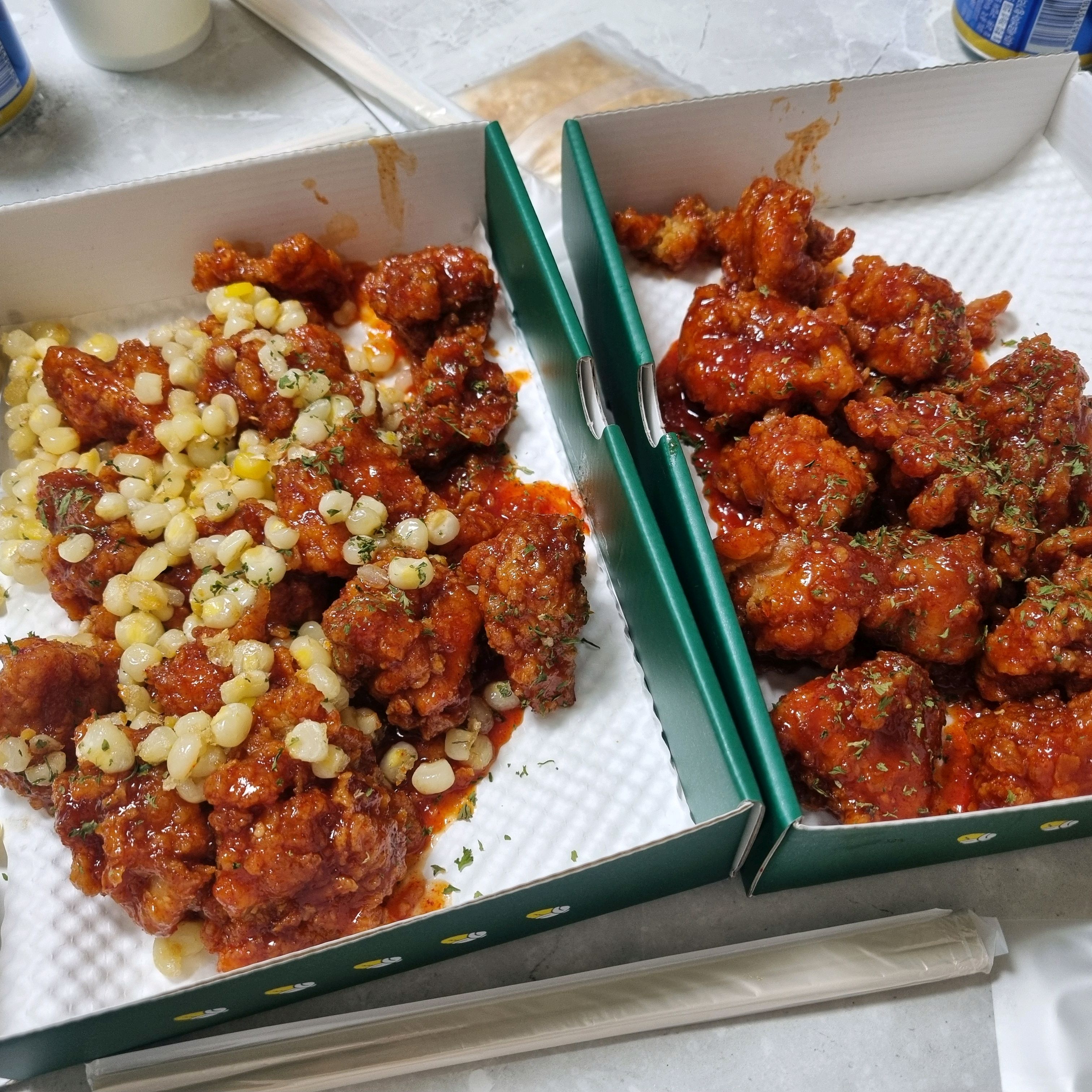 맛있다고 해서 먹어보았습니다. - 경포대 맛집 강릉닭강정
