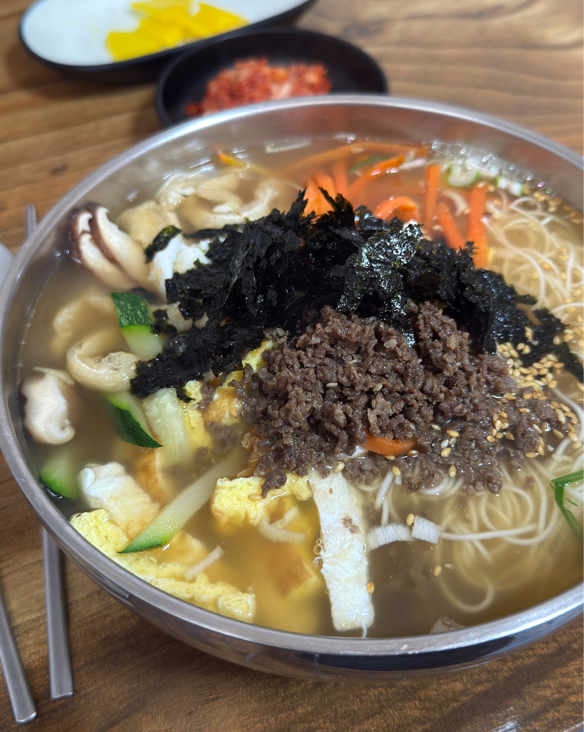 꽈뜨로 해물파전과 한우소고기잔치국수가 있는 곳! - 경포대 맛집 강문칼국수