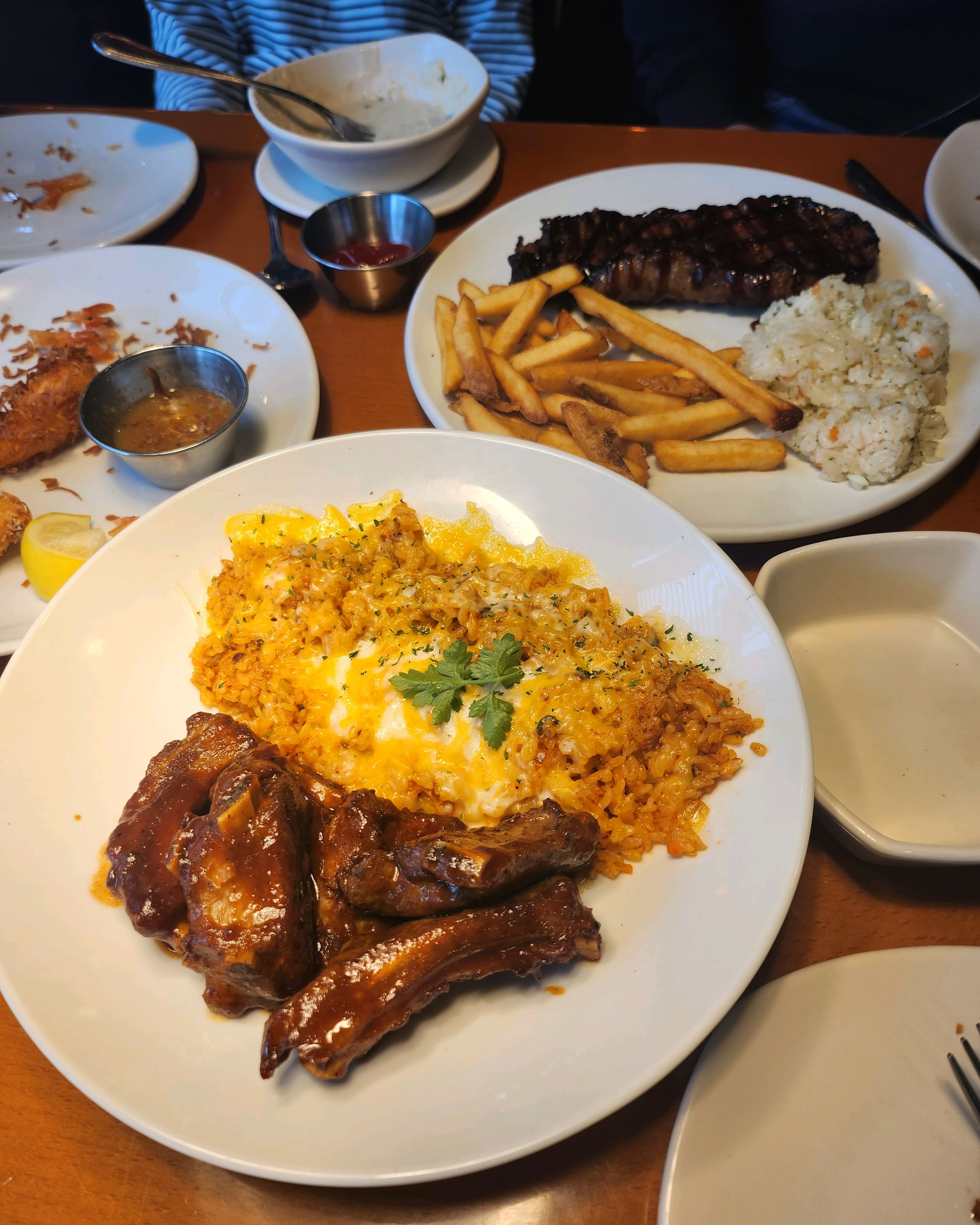 12시반 예약했는데 일찍 도착해서 갔더니 - 불당동 맛집 아웃백스테이크하우스 천안펜타포트점
