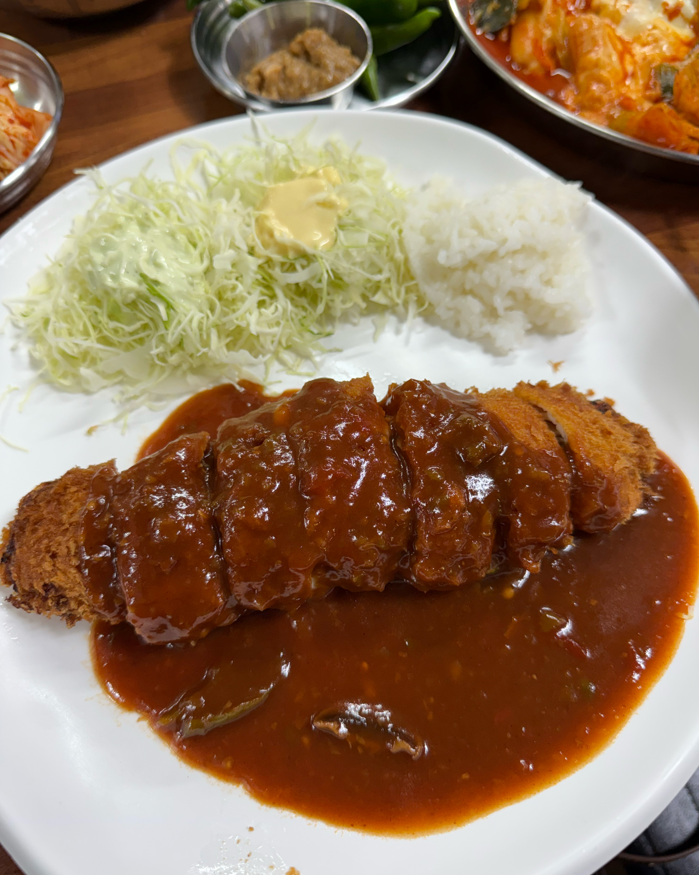 역시 함지박은 치돈이랑 치떡.. 최고 - 대구 맛집 함지박