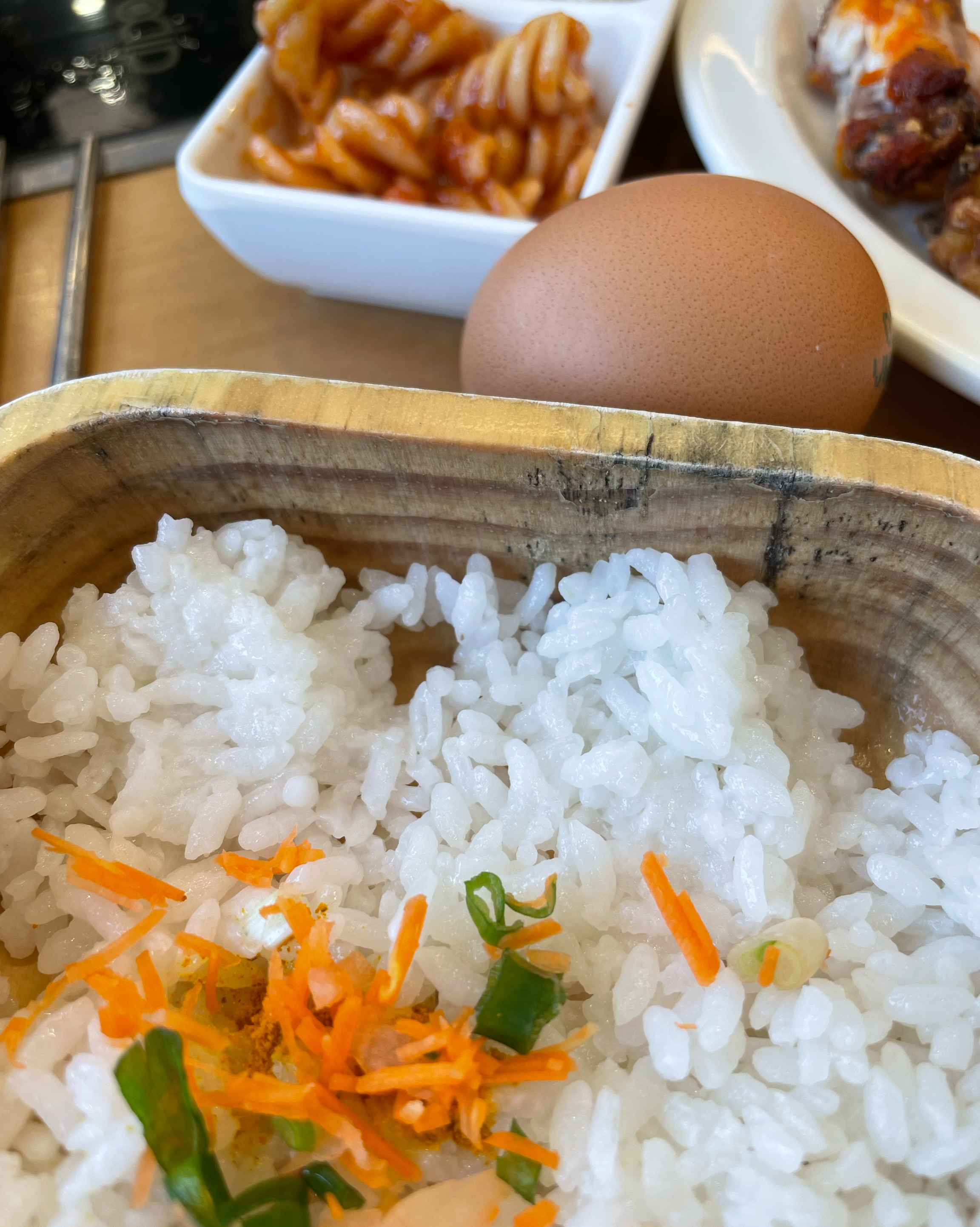 관리 못할거면 우드 그릇 쓰지말지 ㅠㅠ - 울산 삼산 맛집 샤브올데이 울산삼산점