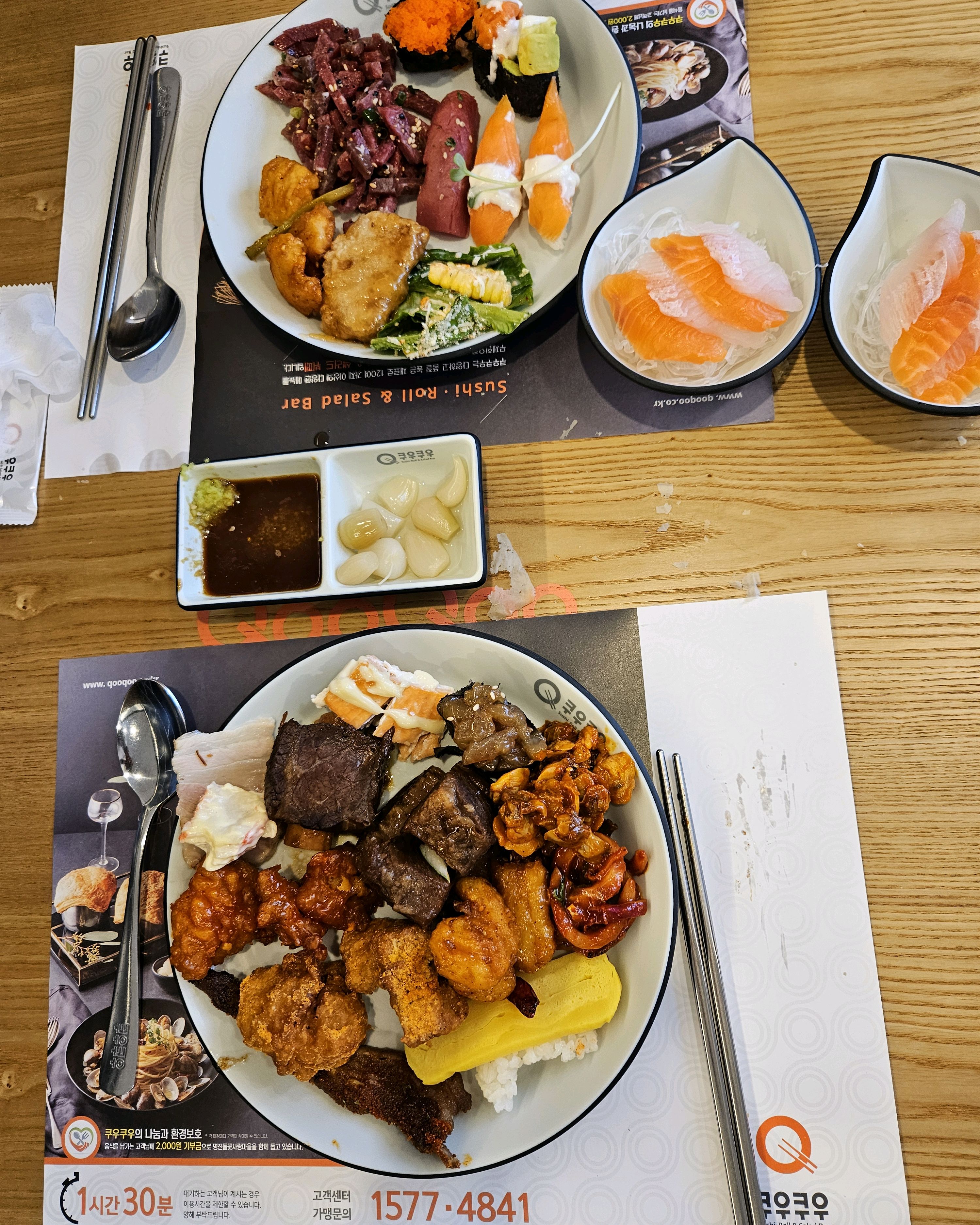 여자친구랑 둘다 입맛이 젼혀 다른데 여긴 둘다 있어서 너무 좋습니다 거기다 퀄리티도 나쁘않