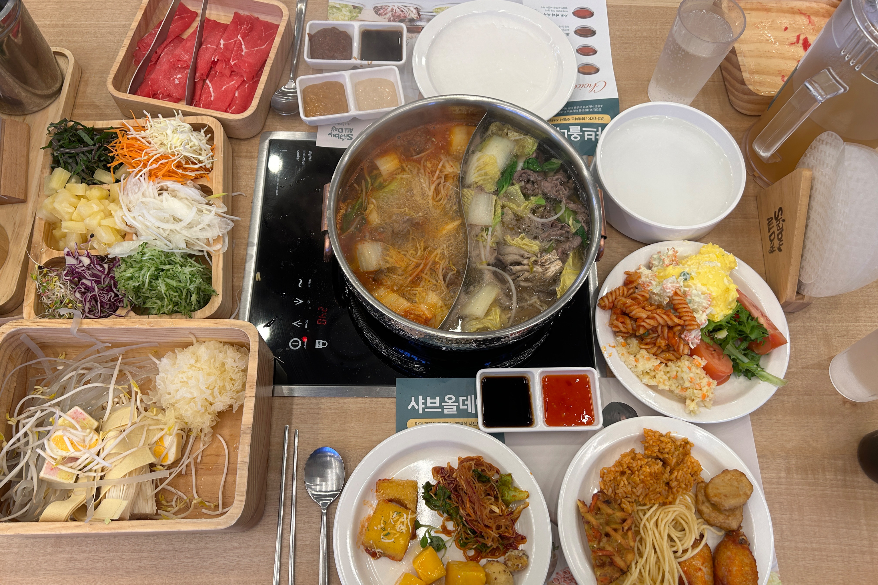 전부터 너무 가보고 싶었던 샤브올데이가 - 안양 맛집 샤브올데이 안양삼덕공원점