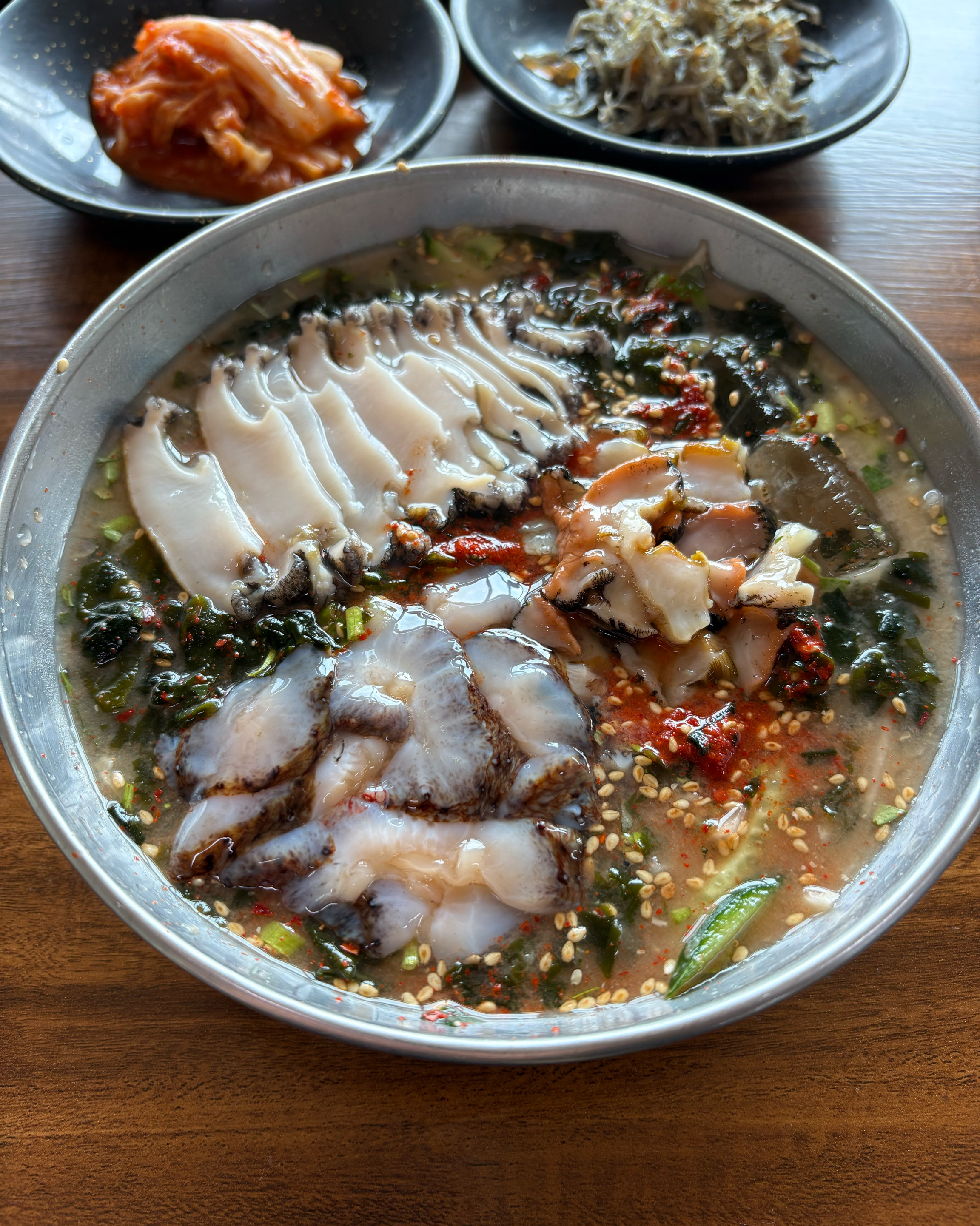 제일 좋아하는 전복+ 한치물회가 안된다고 해서 - 제주 맛집 공천포식당
