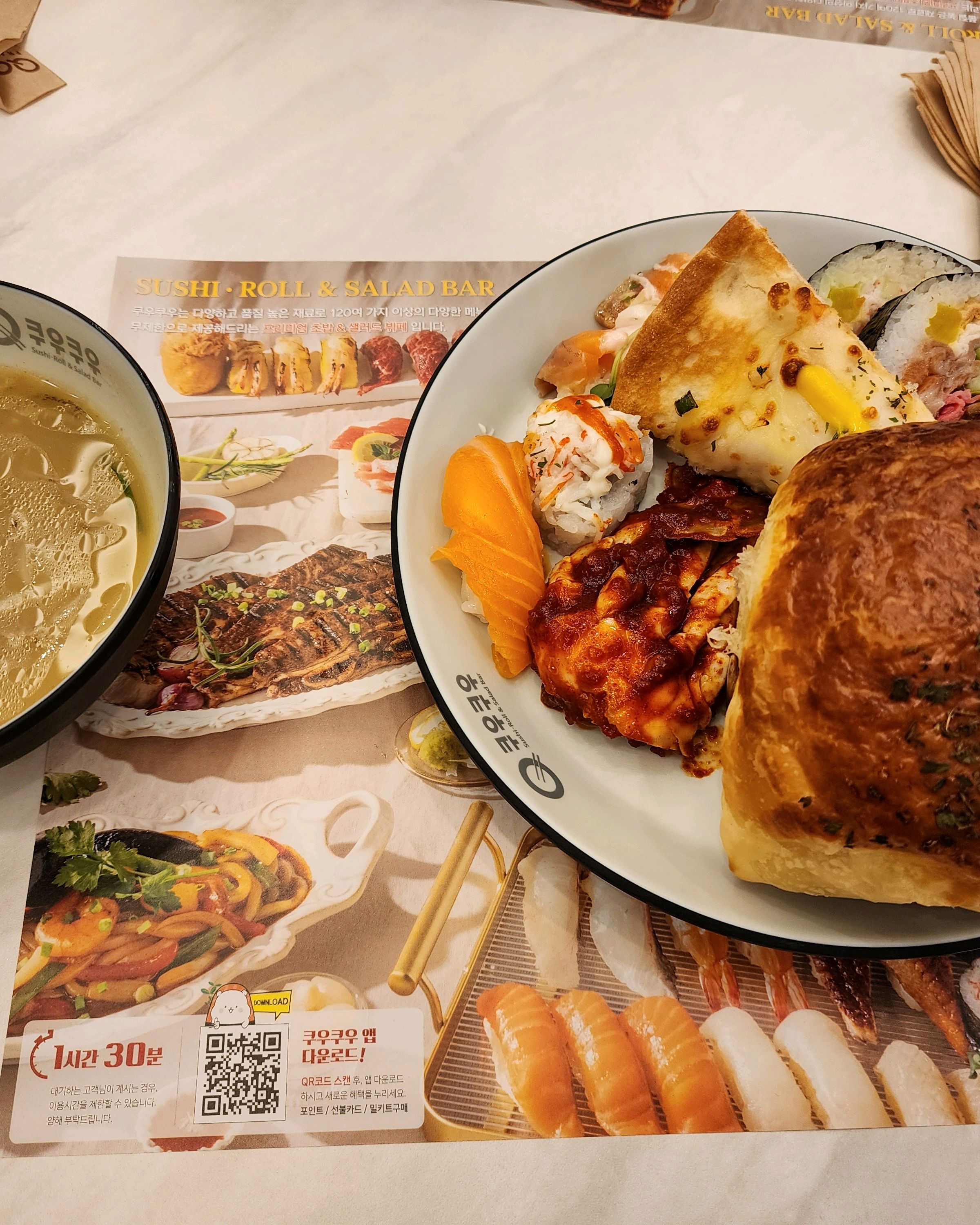 오랫만에 가서 그런건지 디져트류가 많아졌네여 - 천안 불당동 맛집 추천 쿠우쿠우 천안불당점