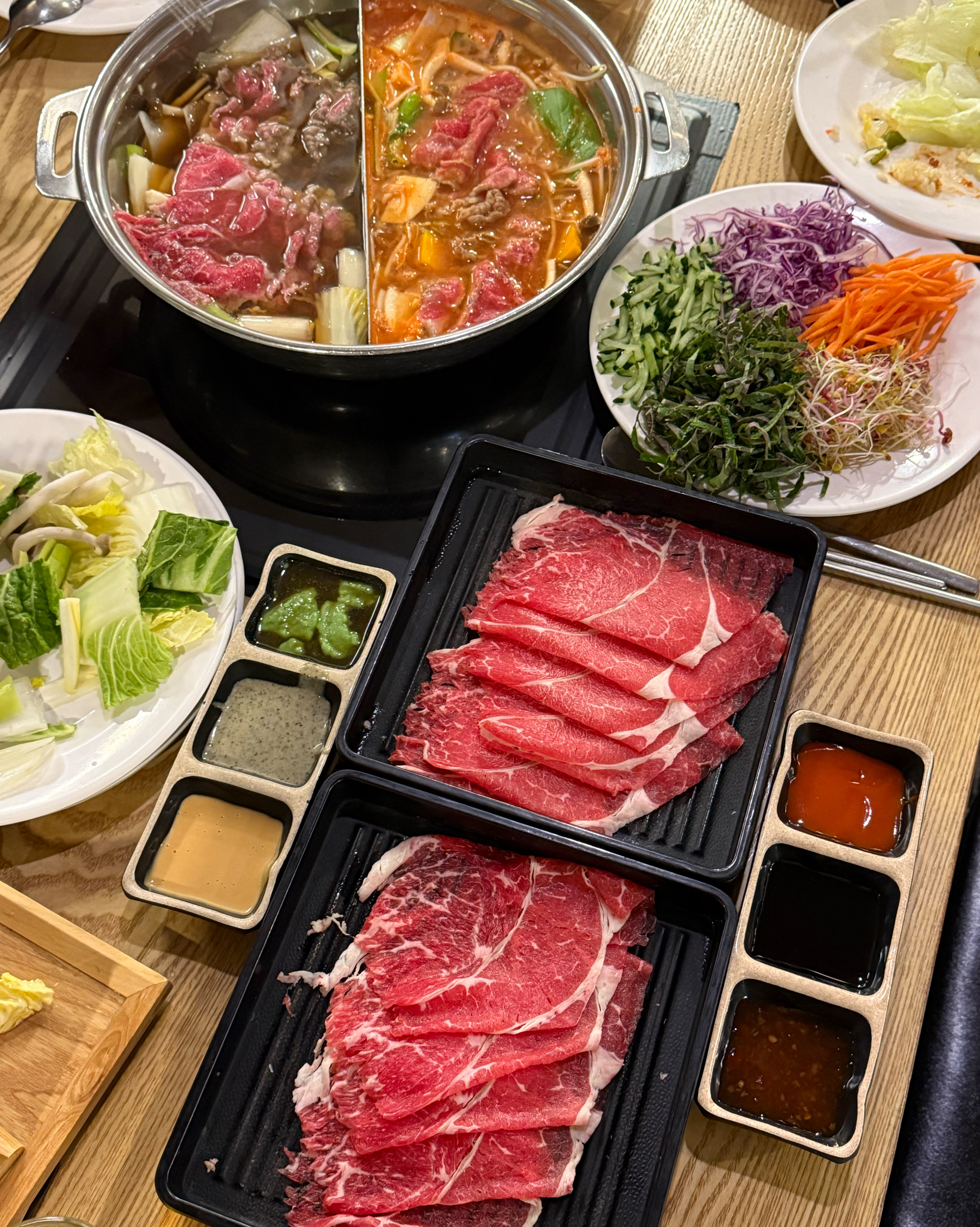 ✅100분 디너코스 주문! - 대구 종로 맛집 샤브20 만경관점