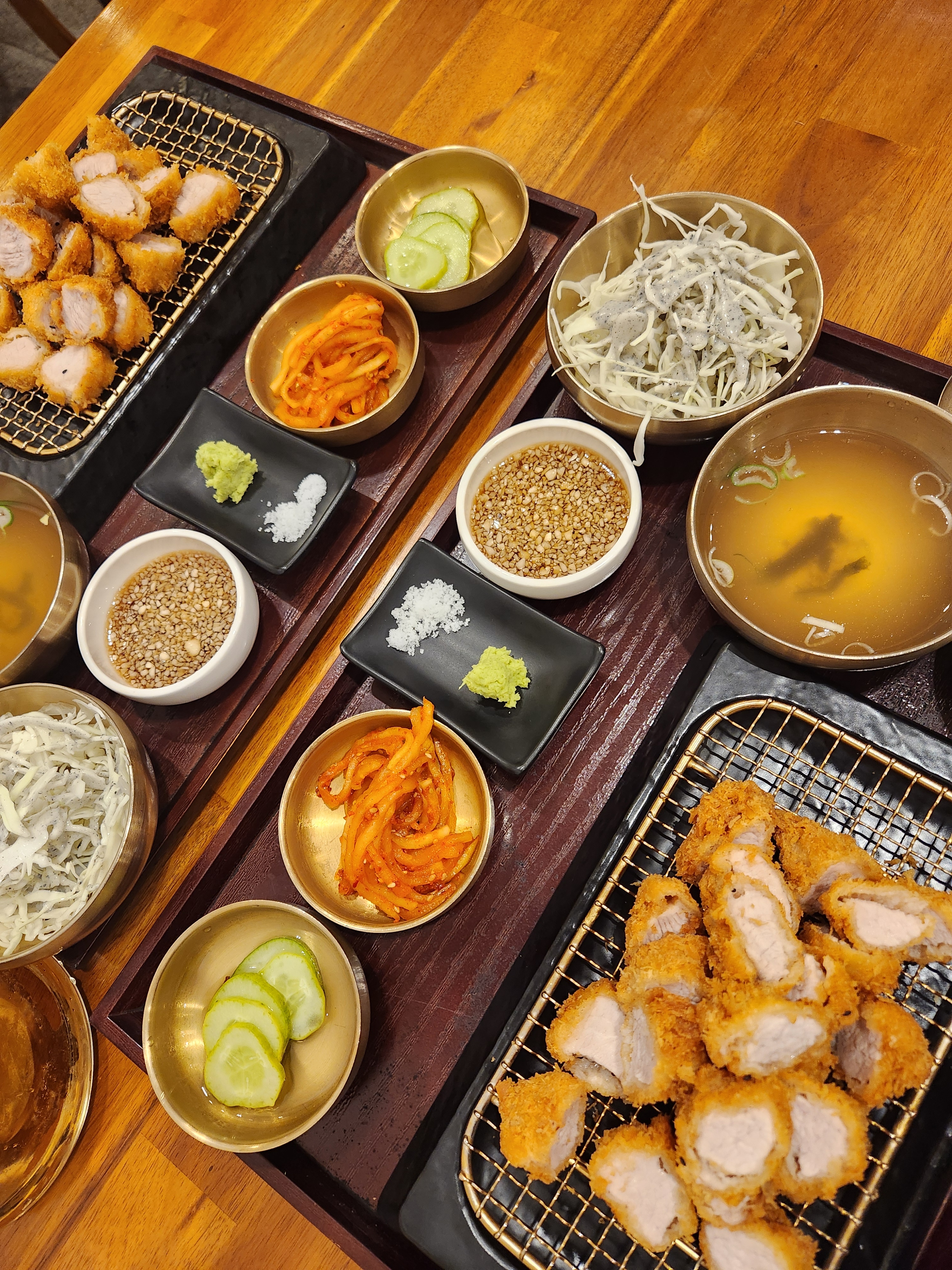 대기가 길지만  숮불삼겹카츠  맛있어요 - 대전 맛집 숯불돈까스