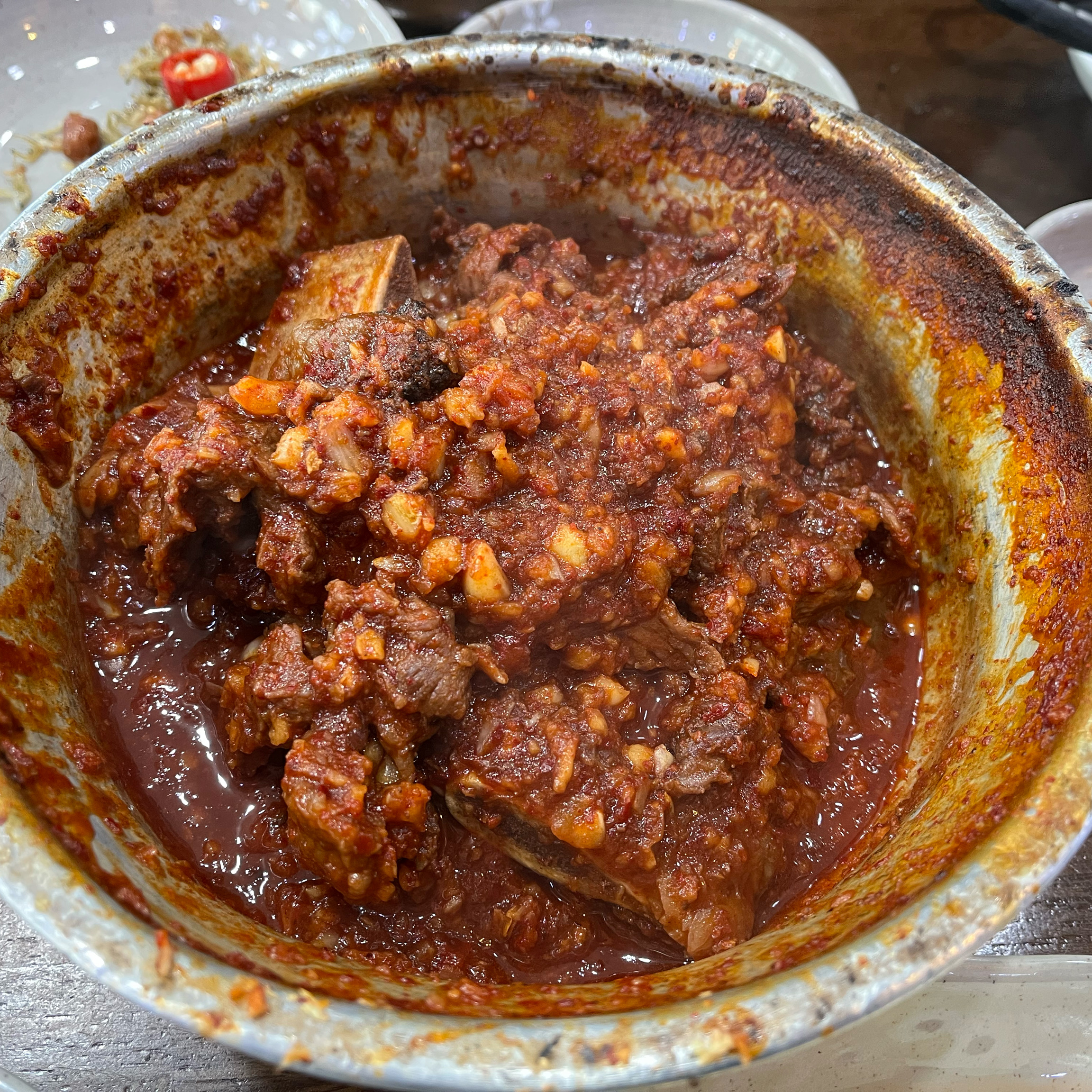 보통맛으로 먹었어요~ - 대구 맛집 낙영찜갈비 본점