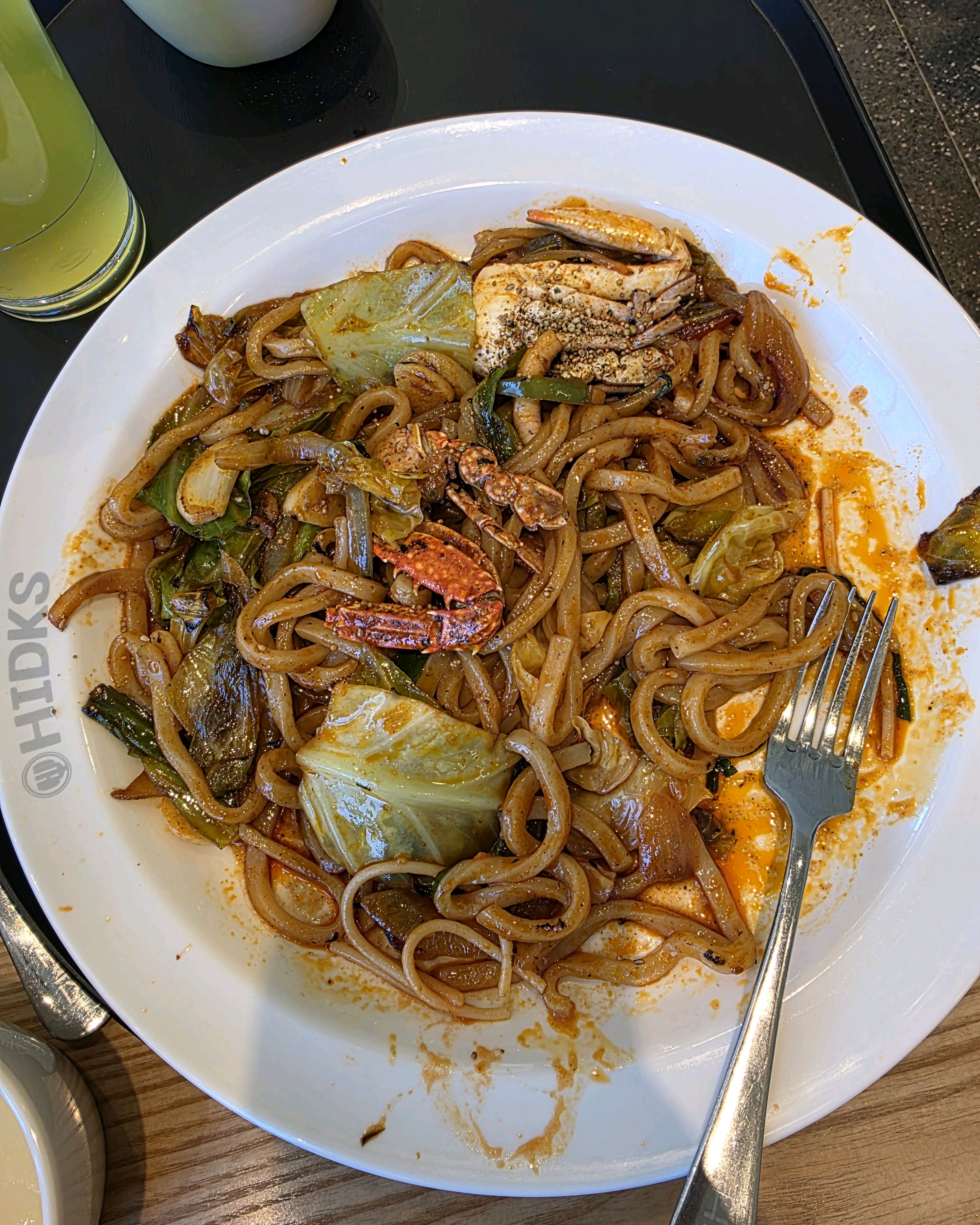 다 맛있었는데 볶음우동이 그냥 매워요.. 맛이 그냥 맵다가 끝입니다..ㅜㅜ - 거제 상동 맛집 홍익돈까스 거제점