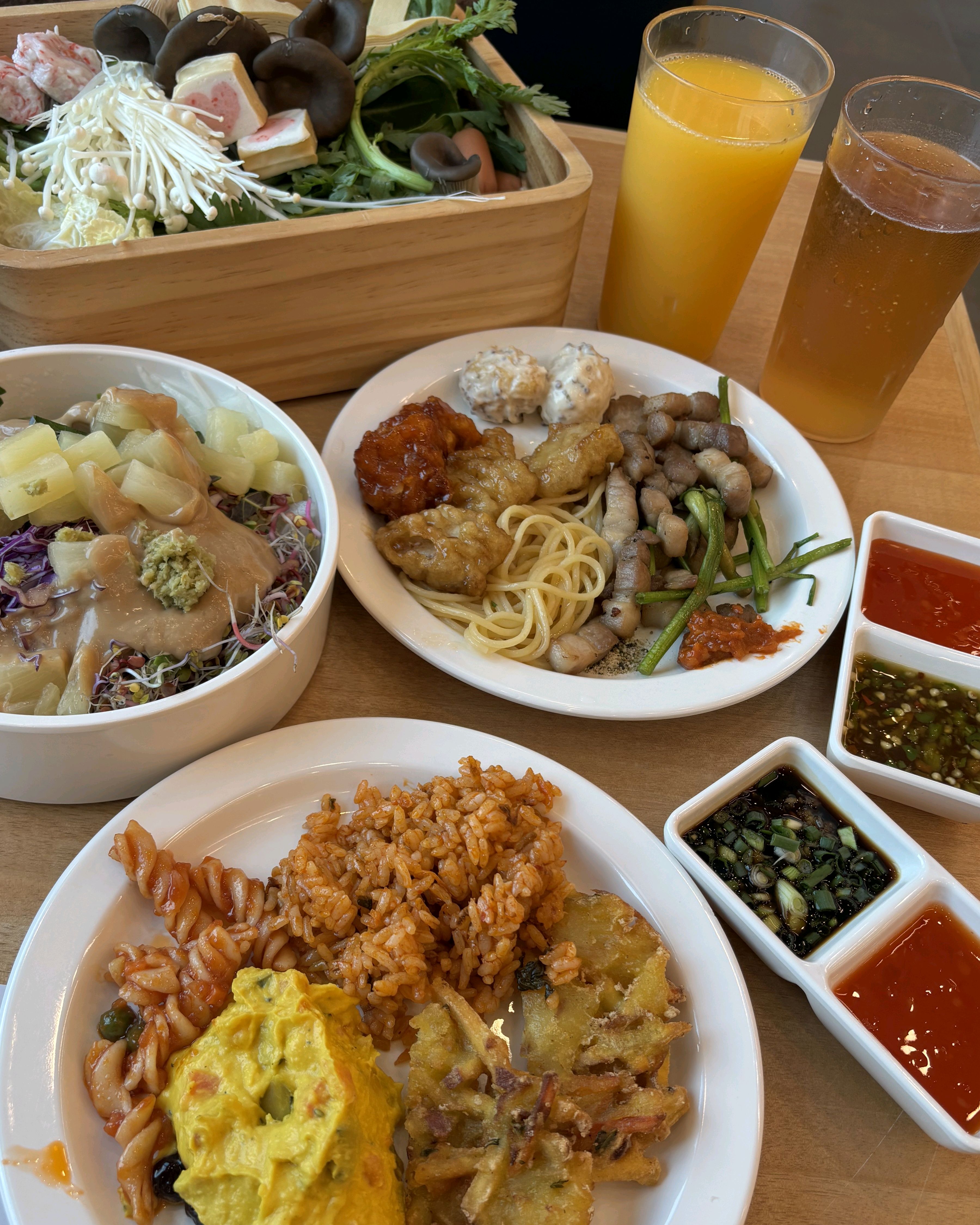 야채가 신선하고 셀빠도 맛있어요! - 충남 서산 맛집 샤브올데이 충남서산점