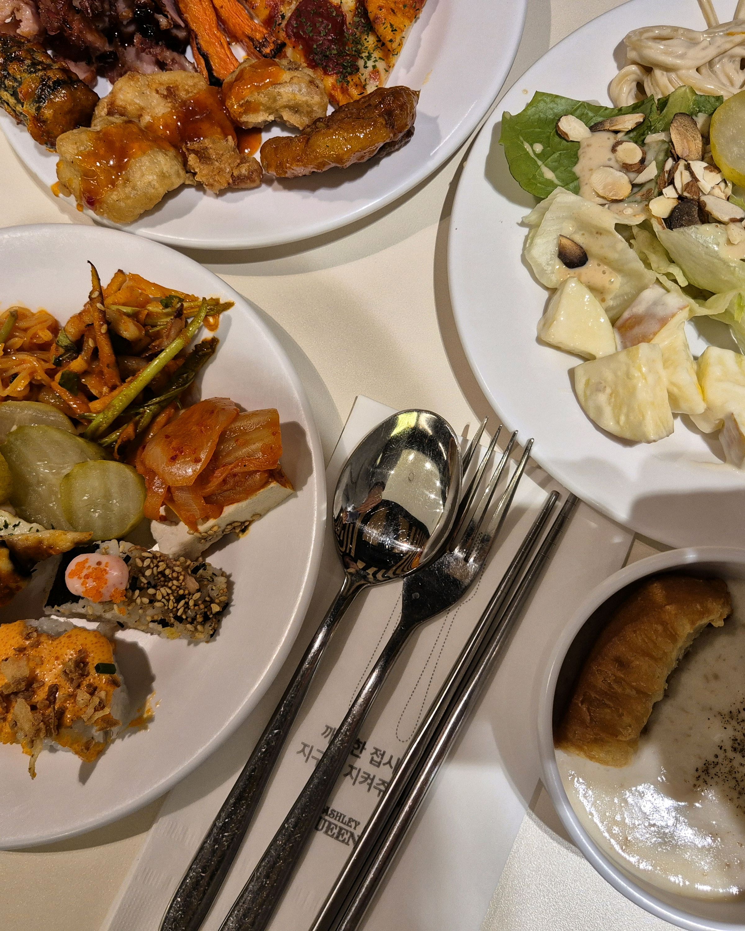 오랜만에 방문했는데 음식들도 더 푸짐해졌네요 :) 넘 맛있게 잘 먹었습니다!! - 계양 맛집 애슐리퀸즈 롯데마트 계양점