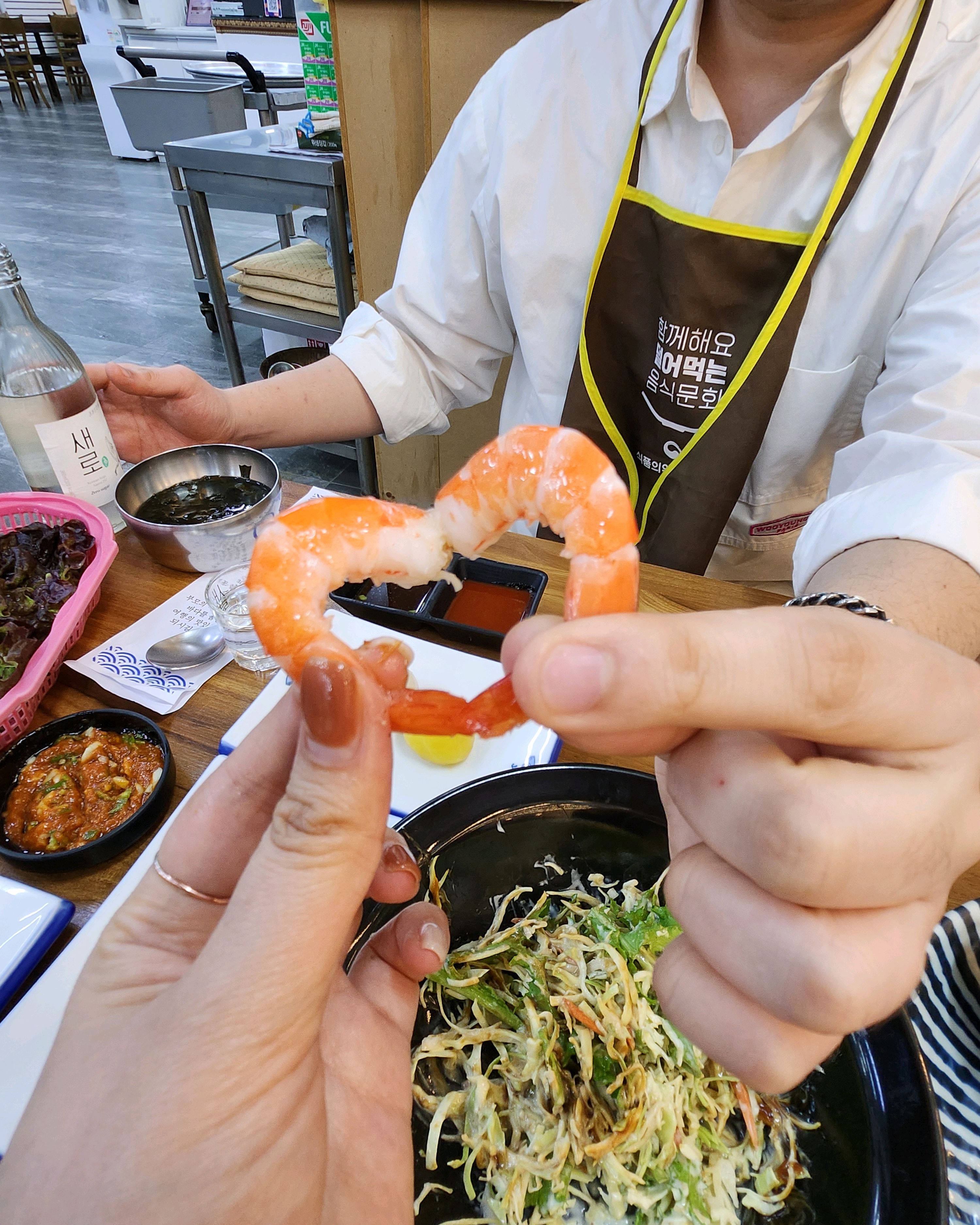 방문인원 2인 - 경포대 맛집 경포대송포회집