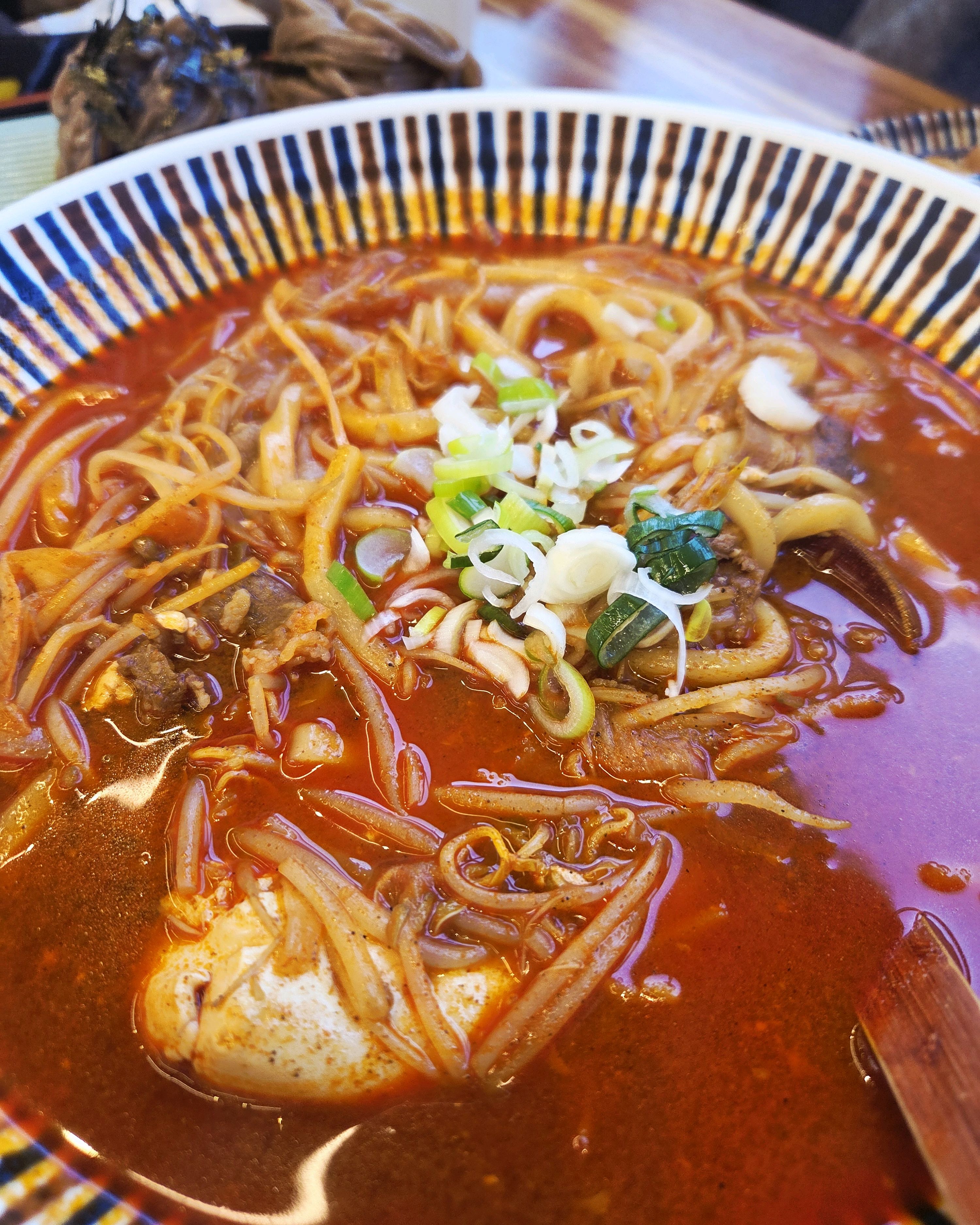 짬뽕우동, 소바두개,더블 돈까스, 떡볶이, 대게튀김 맛났어요 - 용인 공세동 맛집 삼동소바 공세점