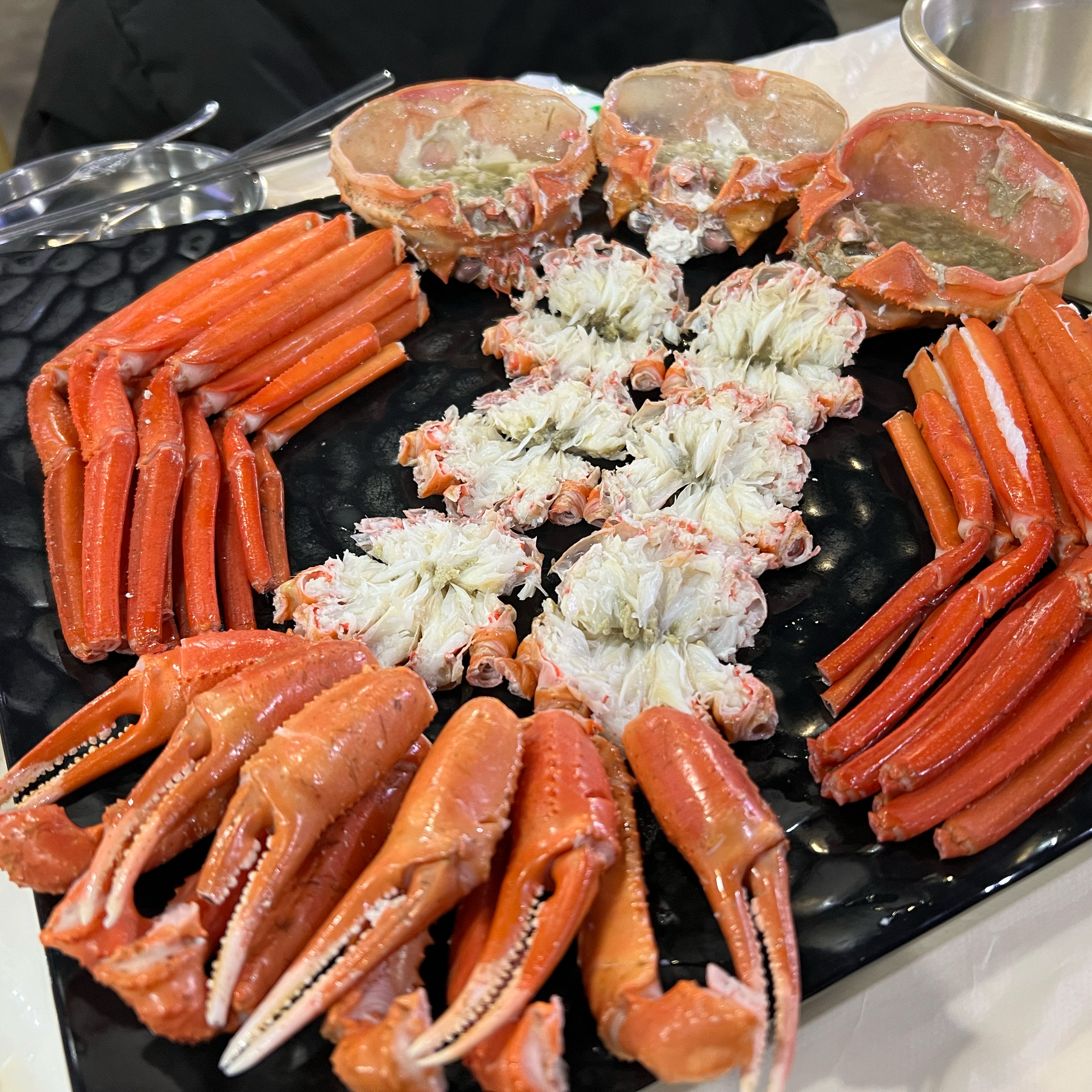실속세트 둘이서 먹기 딱 좋아요 ! - 아바이마을 맛집 속초홍게무한리필홍게랑