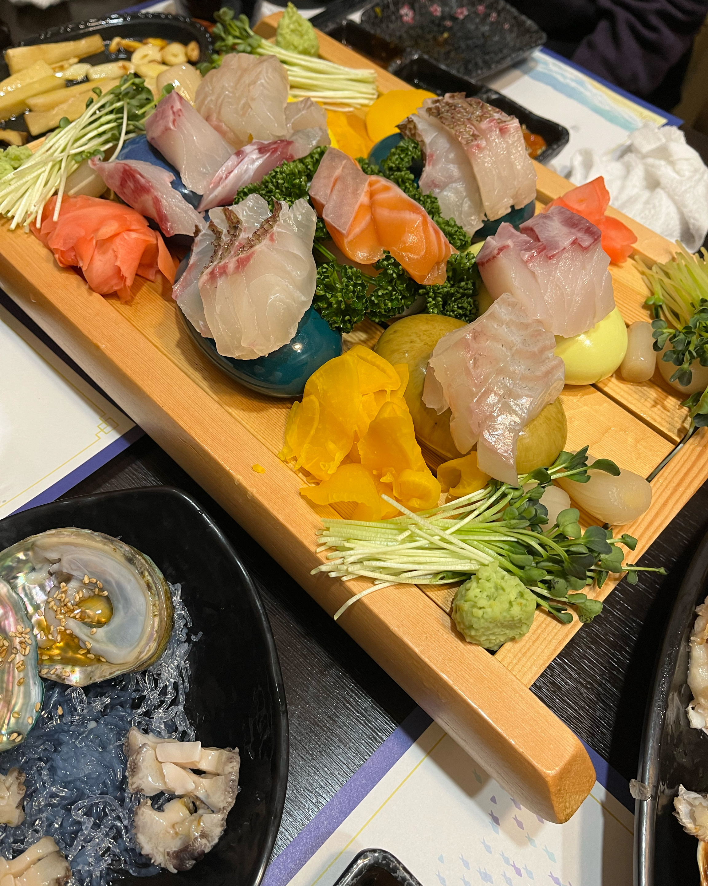 회도 신선하고 리필이 계속되서 너무 좋았어요! 회식 장소로 추천합니다 - 반송동 맛집 물고기자리 동탄점
