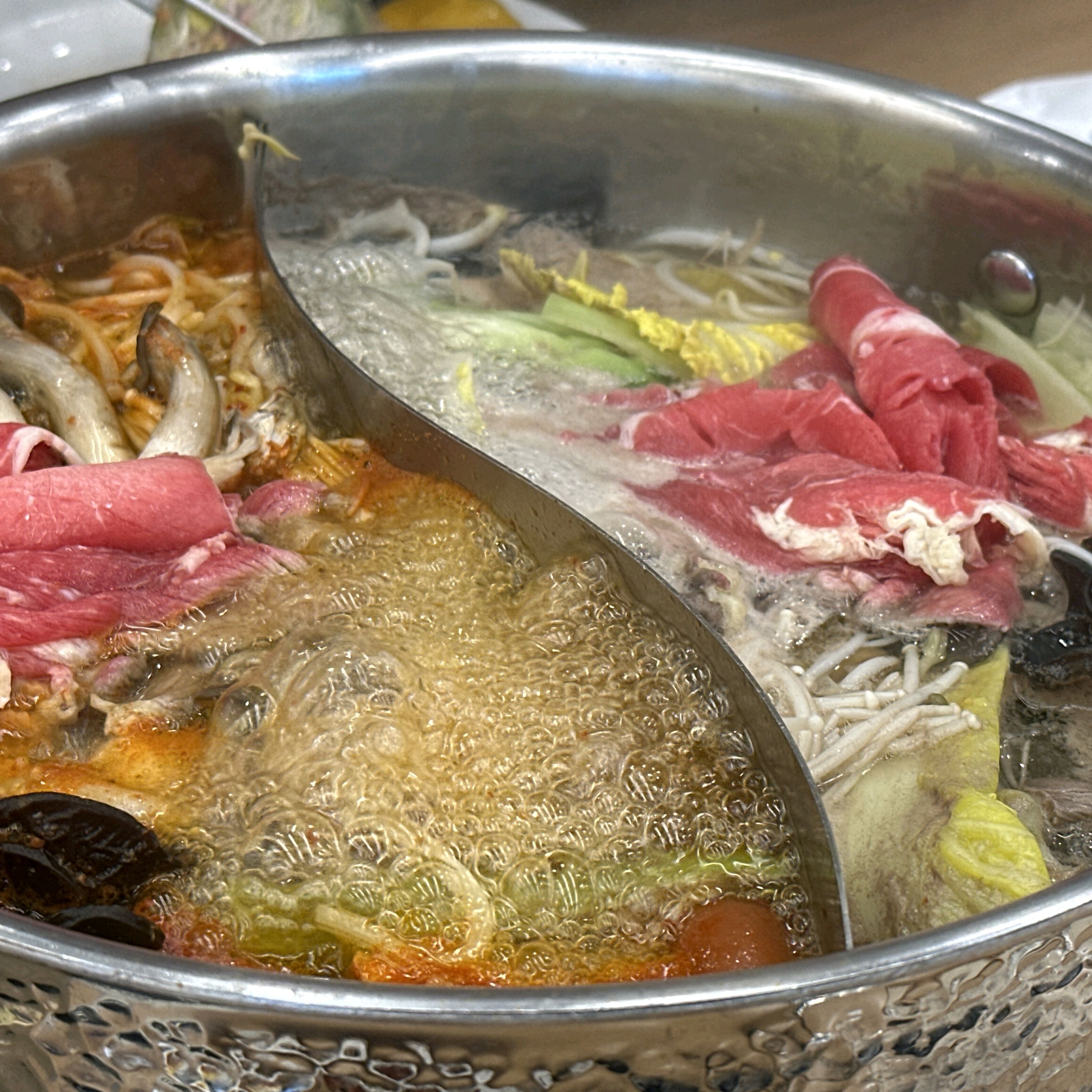 딸하구 급 샤브생각나서 다녀왔어여. - 청주 봉명동 맛집 샤브올데이 청주봉명점