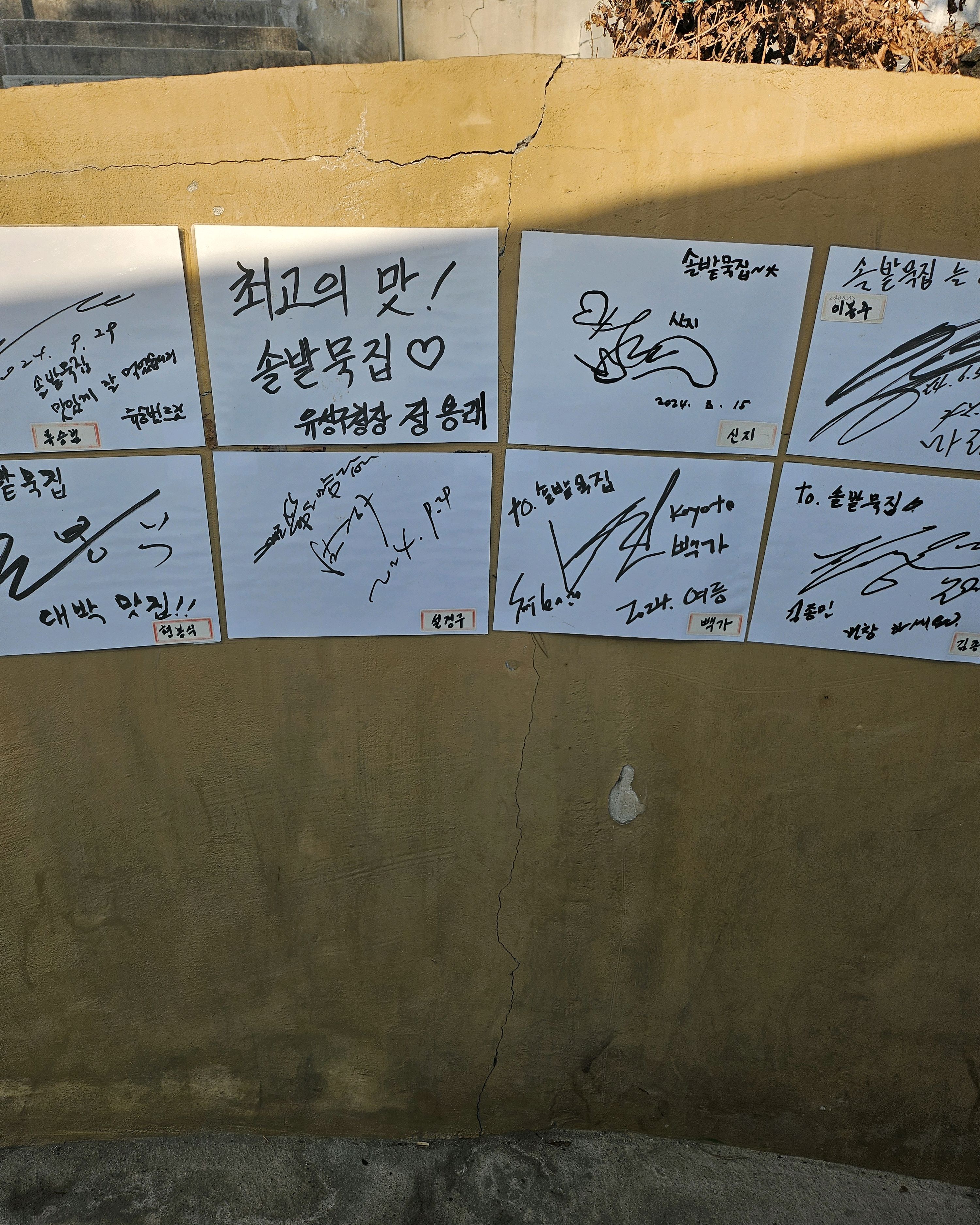 좋아요 - 대전 맛집 솔밭묵집