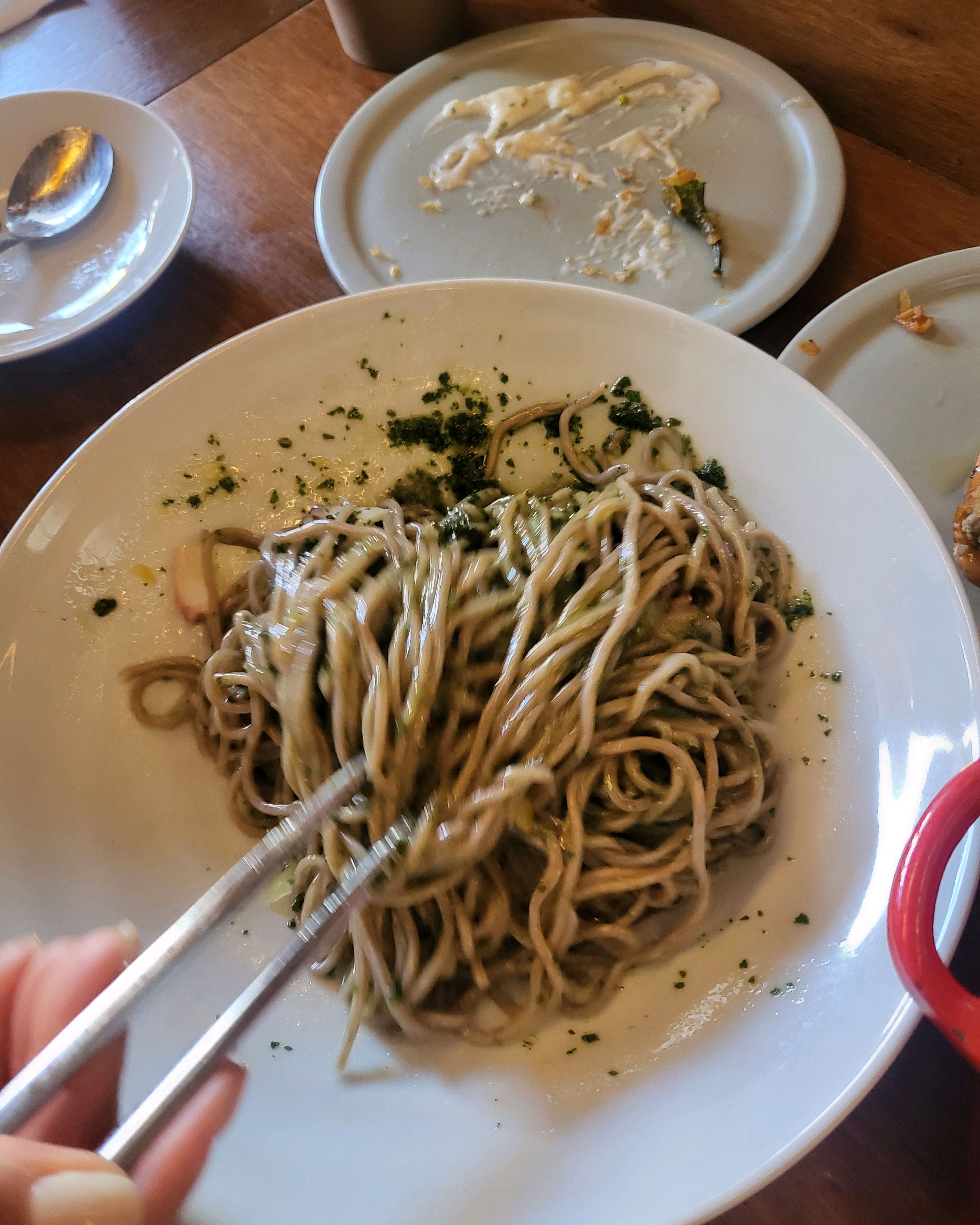 메밀면 볶음밥 가지튀김 고추튀김 하나같이 전부 맛있어요 - 대구 맛집 경탄성