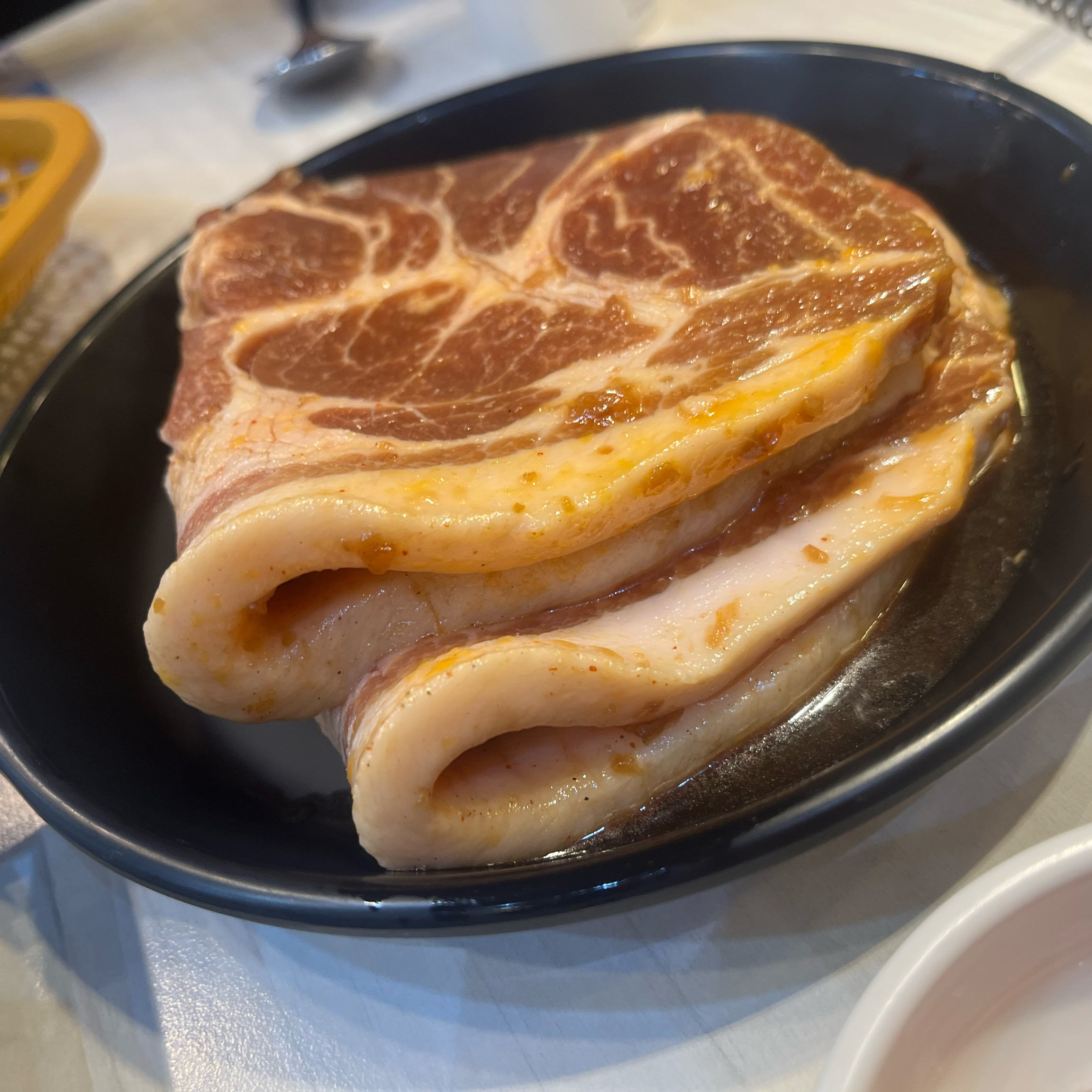 저녁에 급 삼겹살 땡겨서 온 집! - 간석동 맛집 명륜진사갈비 인천간석점