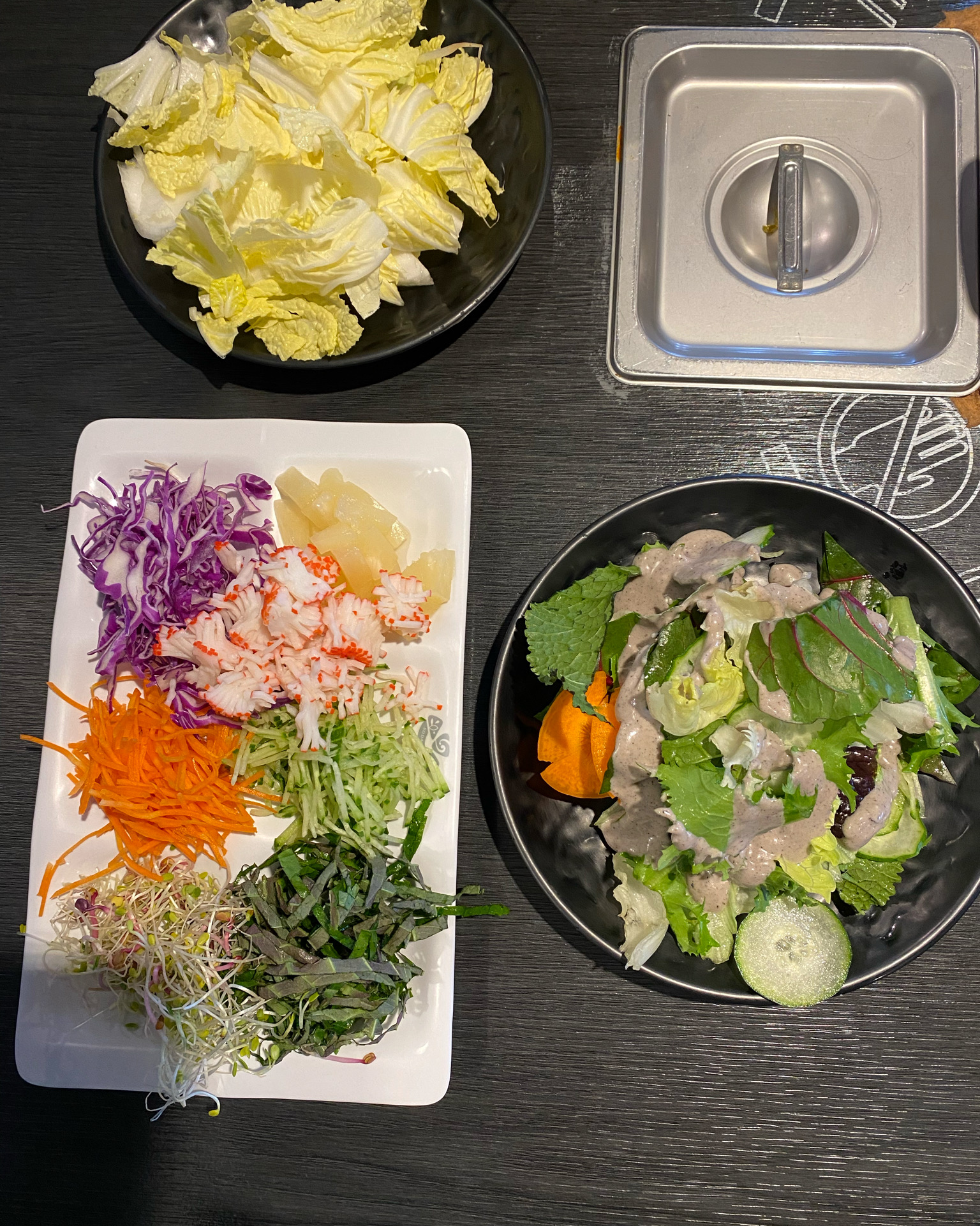 야채 종류가 많아서 최고에요👍👍👍👍 - 시흥능곡 맛집 소담촌 시흥능곡점