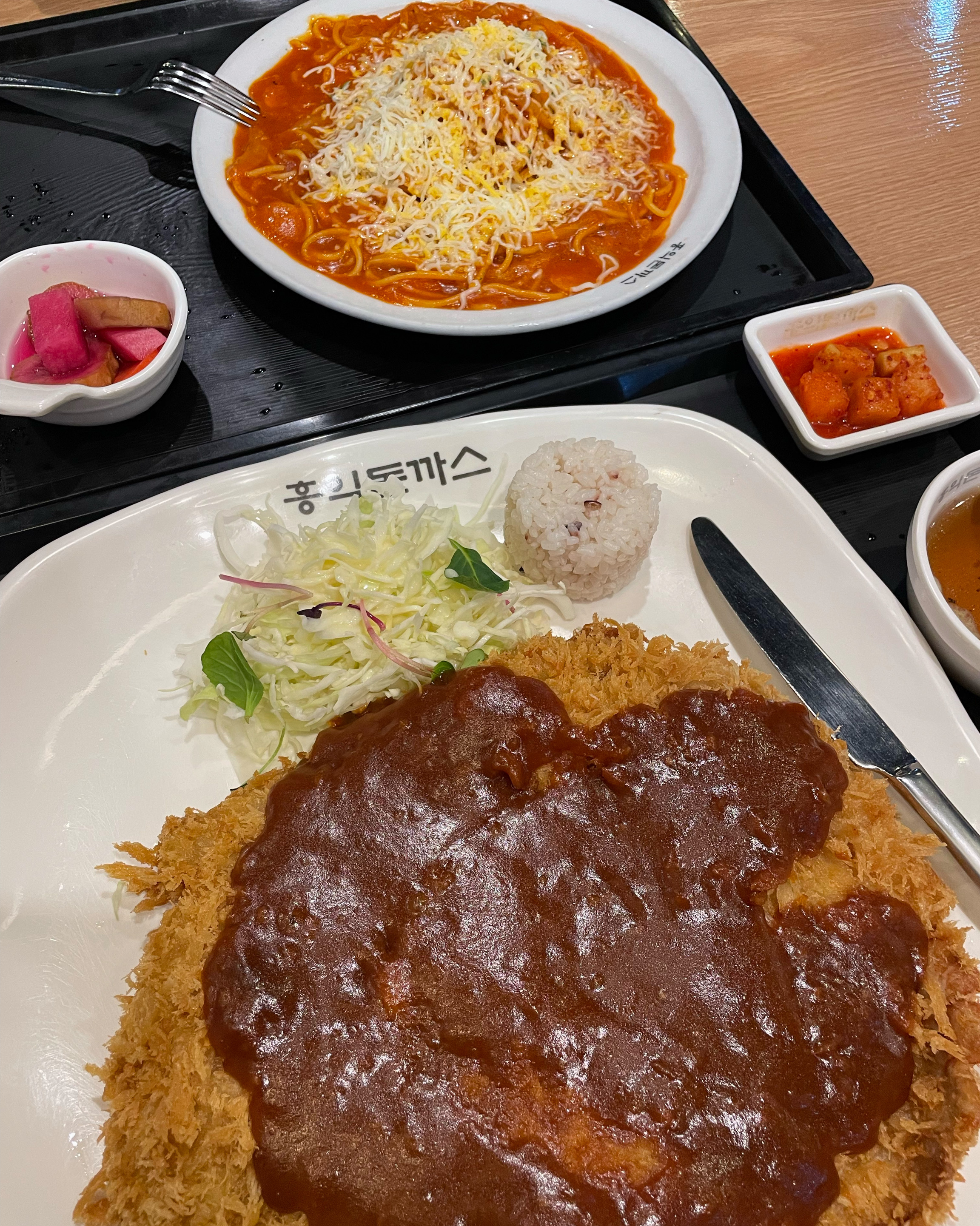 경양식 돈까스 중 최고에요!! - 인천 송도 맛집 홍익돈까스 송도점