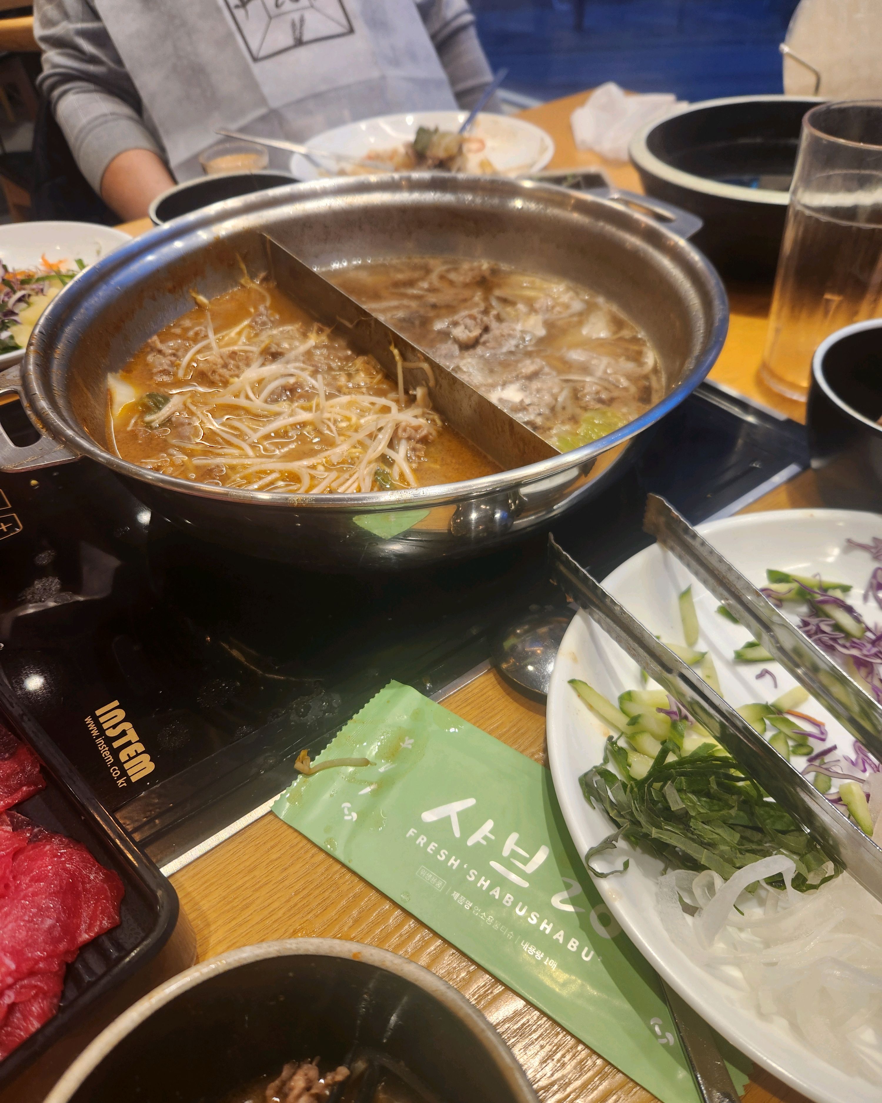 먹는 중 찍었지만, - 향남 맛집 샤브20 향남점