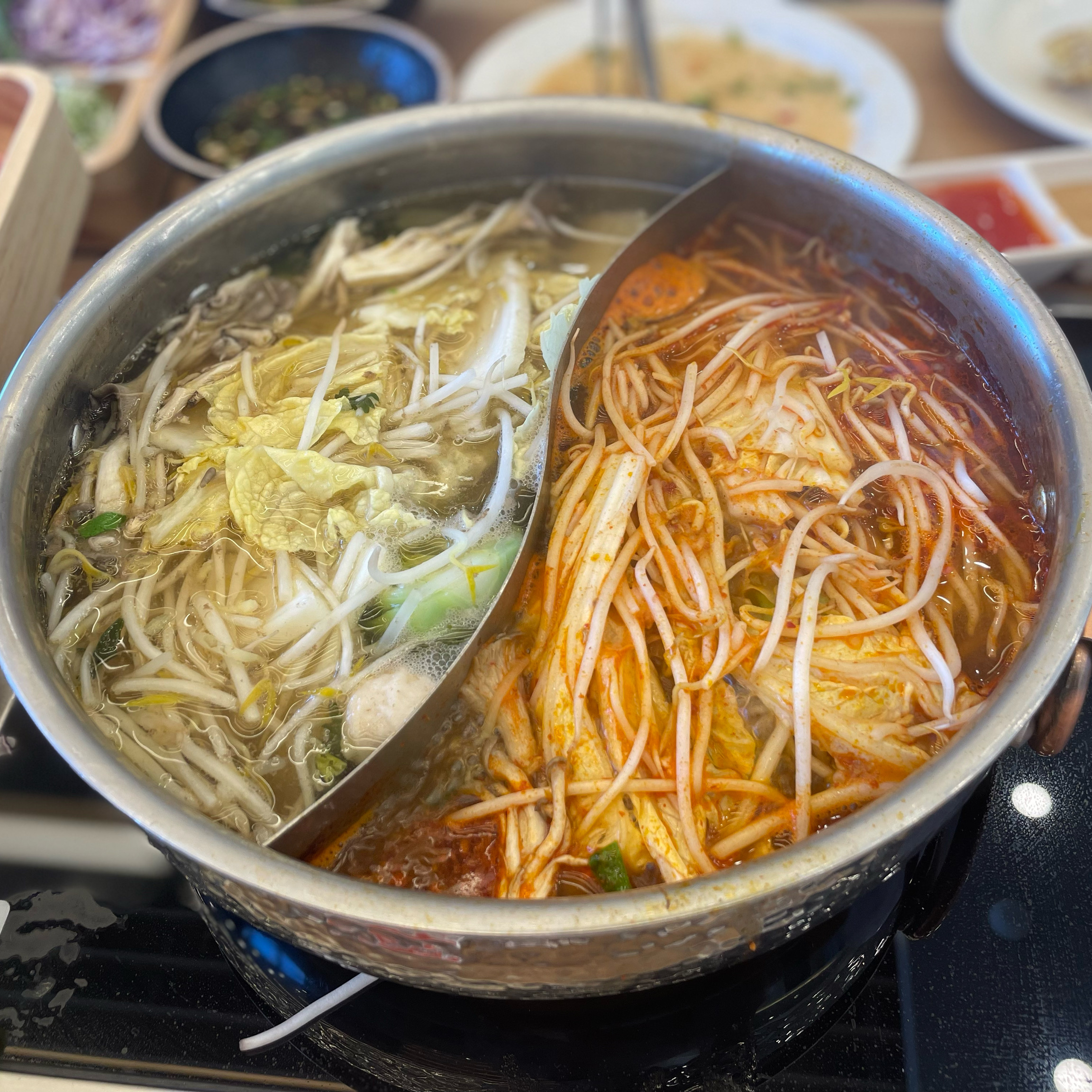 얼큰한 육수가 얼큰하지 않아요 ㅜ - 거제 상동 맛집 샤브올데이 경남거제점