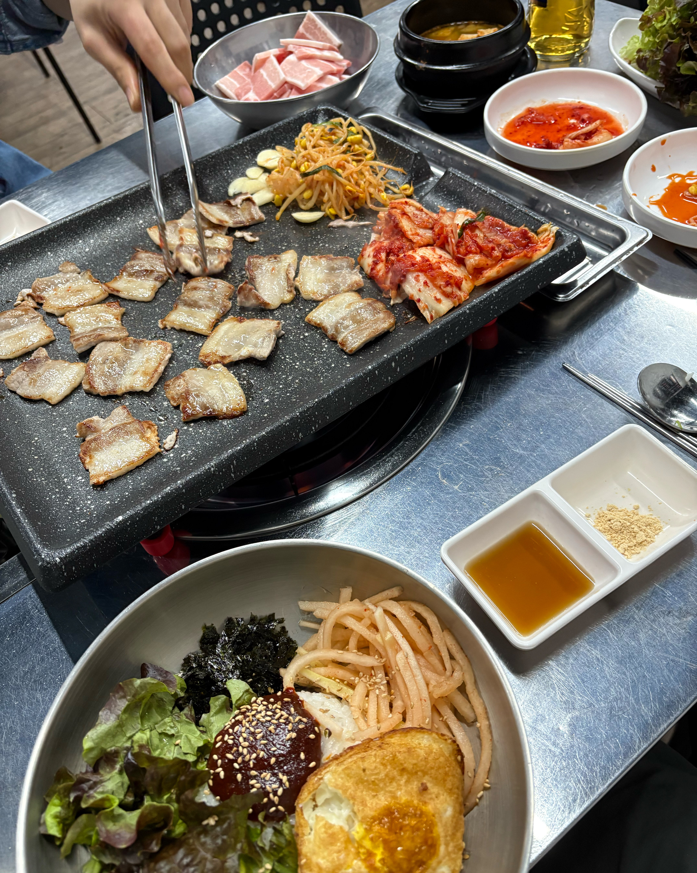 주기적으로 냉삼생각나면 오는곳이에요 - 천호동 맛집 삼락 천호점