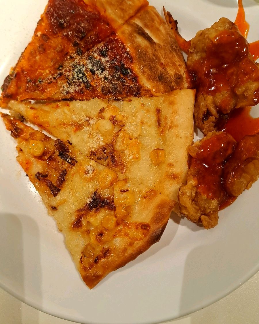 피자랑 탕수육맛나게먹었네요~ - 계양 맛집 애슐리퀸즈 롯데마트 계양점