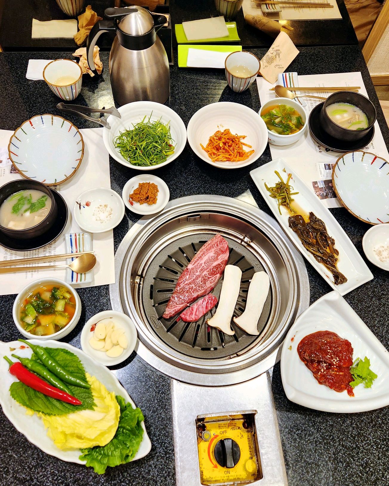 한정식과 구이를 함께 먹을 수 있어 더 좋았던 용지봉 - 대구 맛집 용지봉