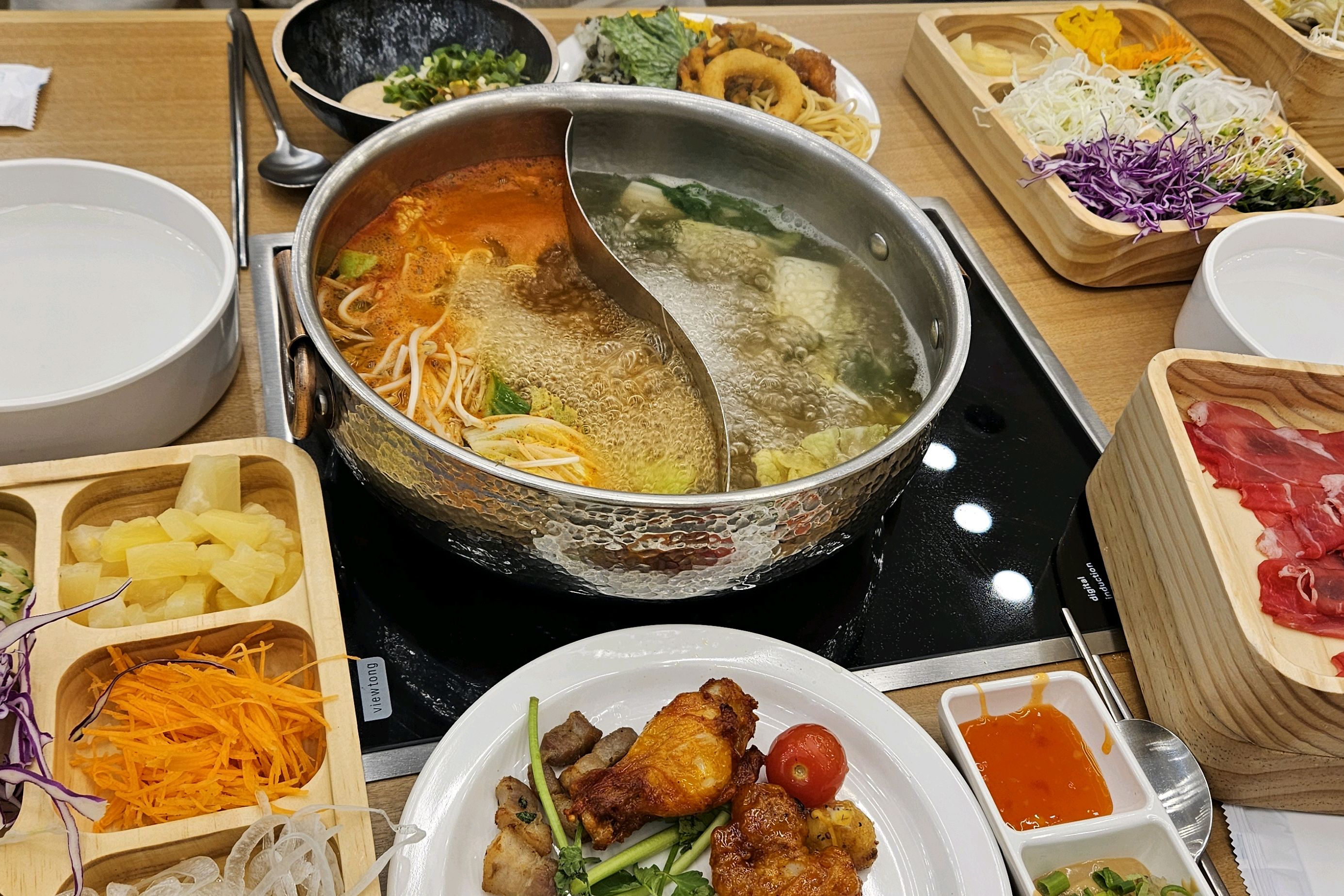 샤브 말고도 다양하게 먹을 게 많네요. - 대구 상인동 맛집 샤브올데이 대구상인점