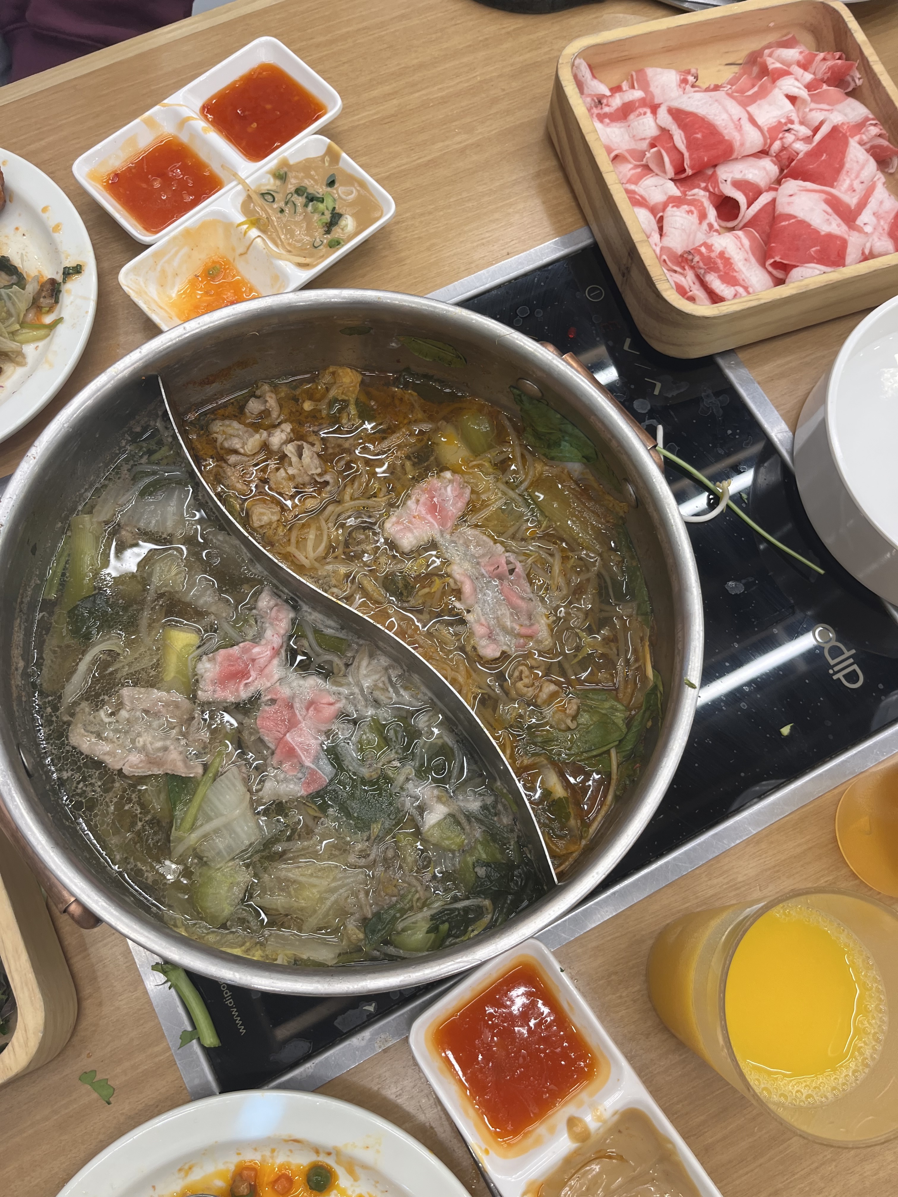 덕분에 너무 맛있게 먹고 갑니당 - 인천 가정동 맛집 샤브올데이 인천가정점