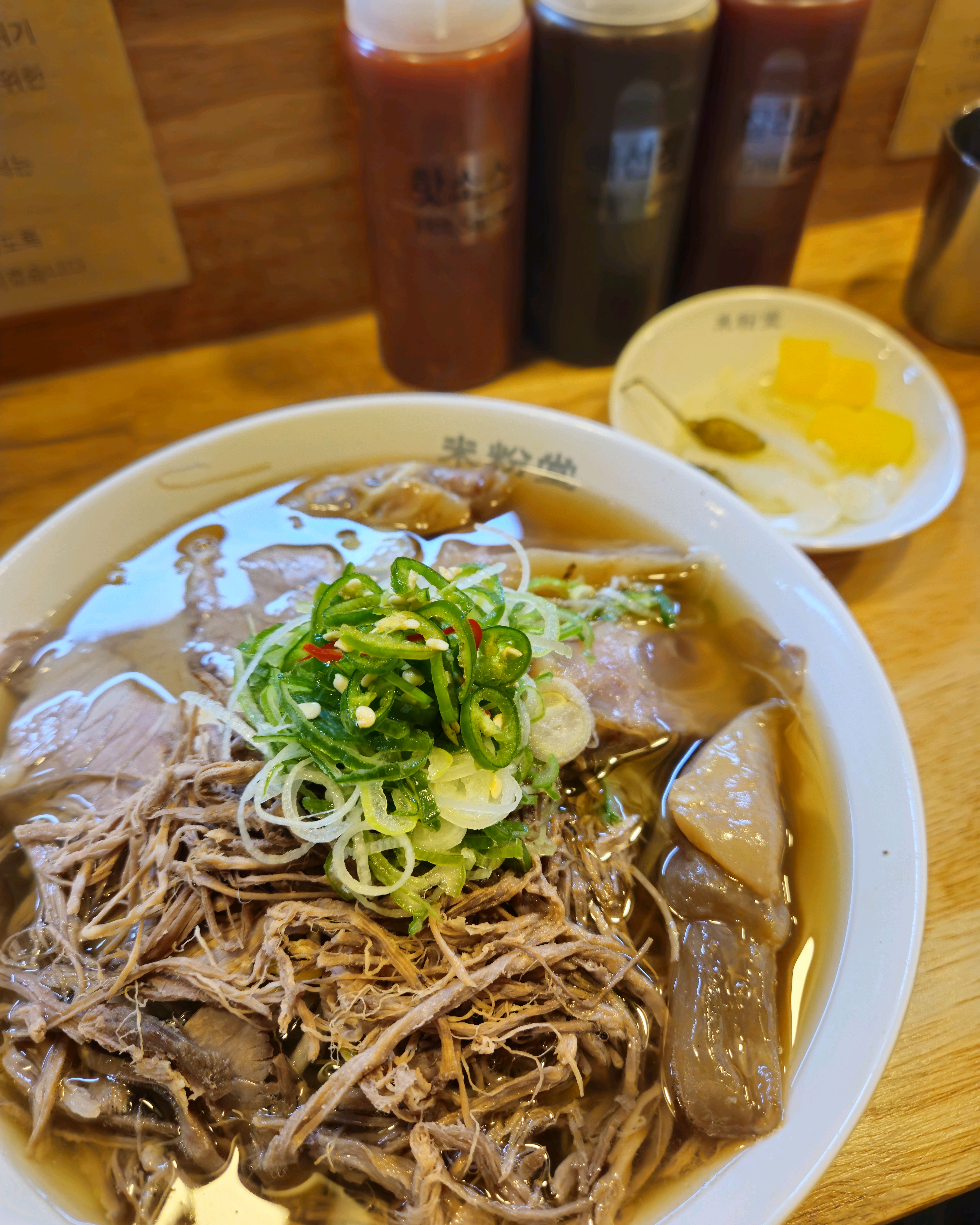 정말 푹 고아낸 진한 갈비탕 한그릇 한 느낌이에요 - 옥정맛집 미분당 양주옥정점