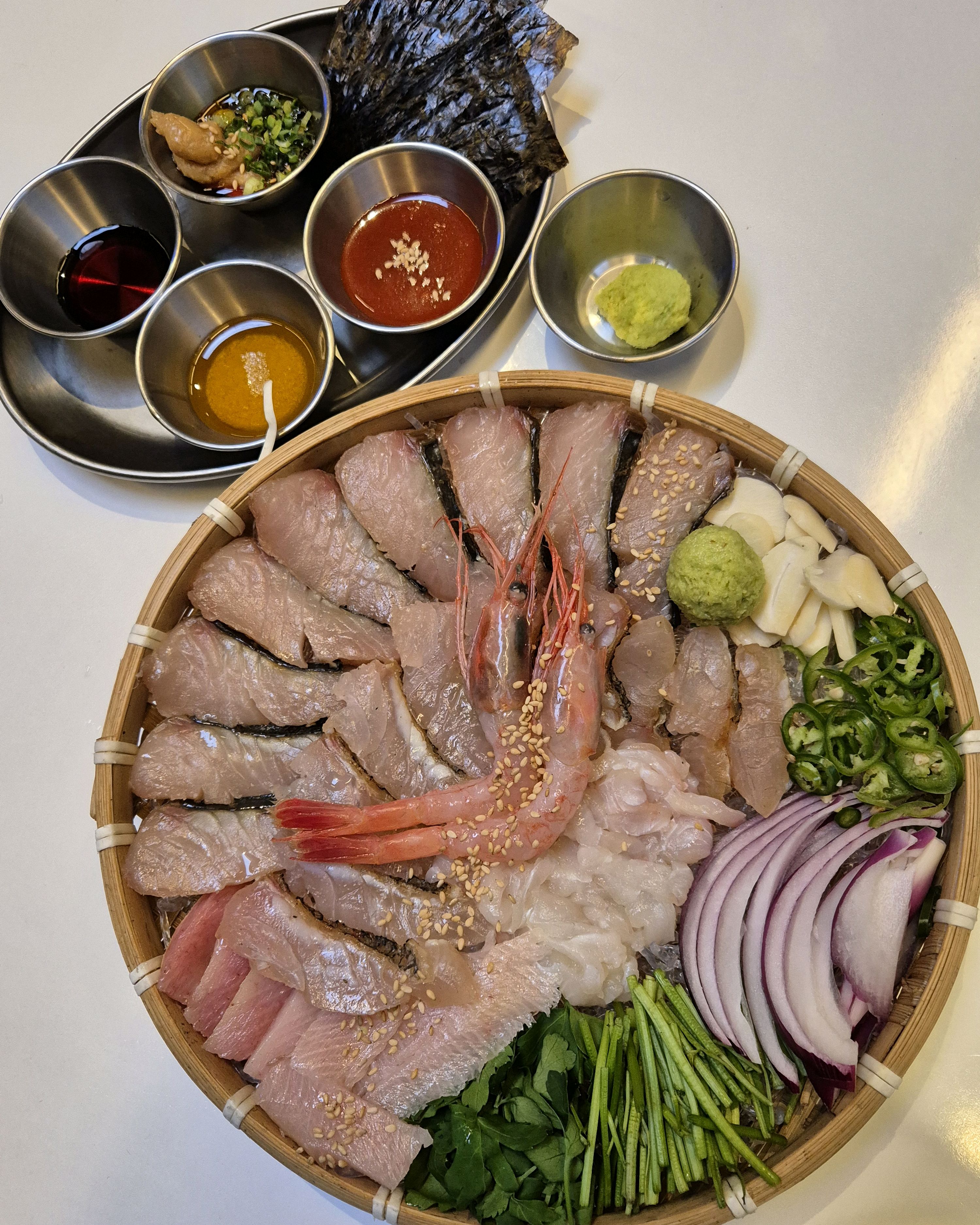 숙성회눈 제대로 처음.먹어본 것 같아요! - 불당동 맛집 잔