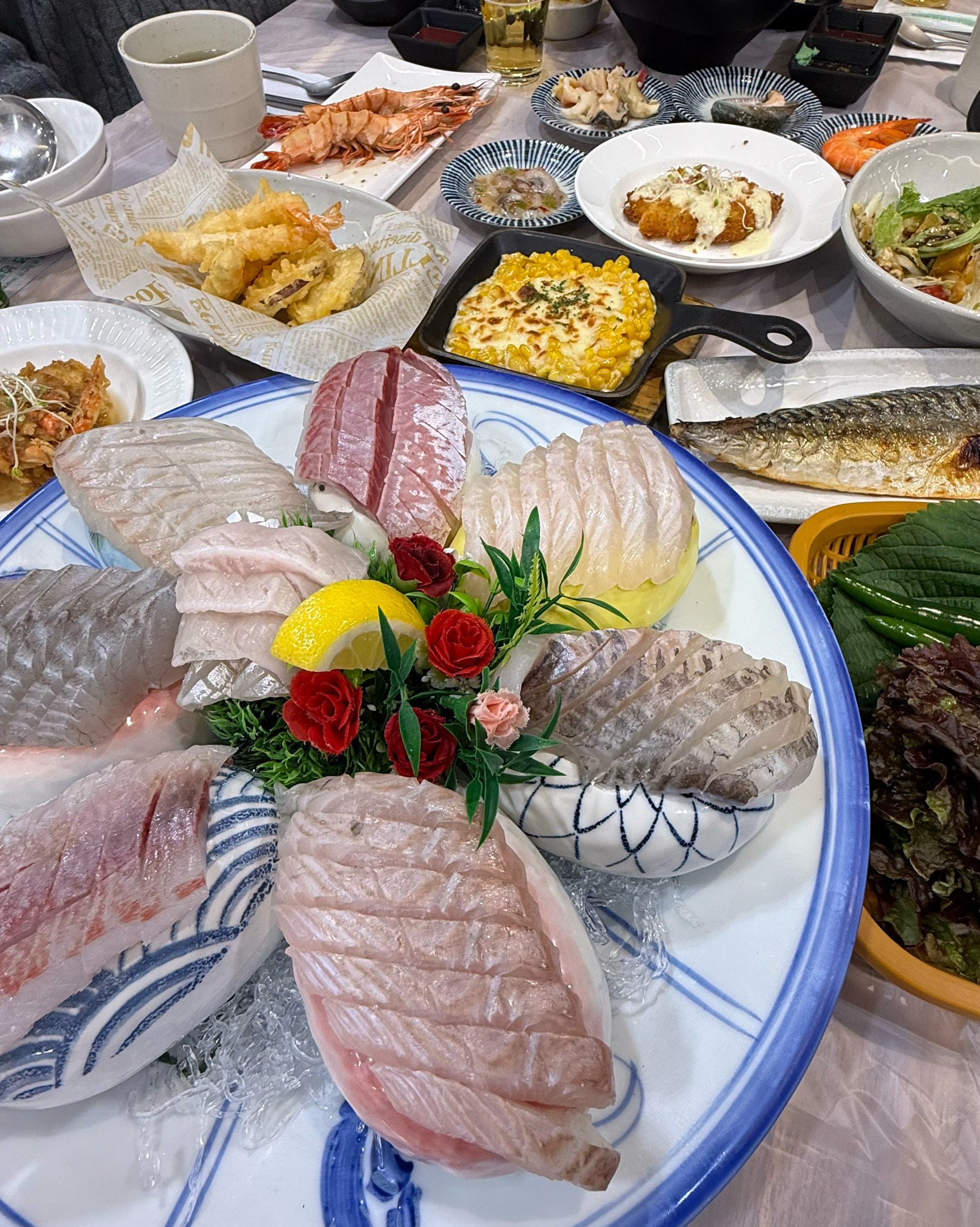 회랑 대게가 너무 신선하고 양도 많고, - 경포대 맛집 경포대 한미횟집