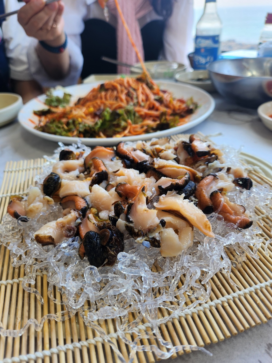 성게국수  정말 맛잇어요 - 제주 맛집 해녀촌
