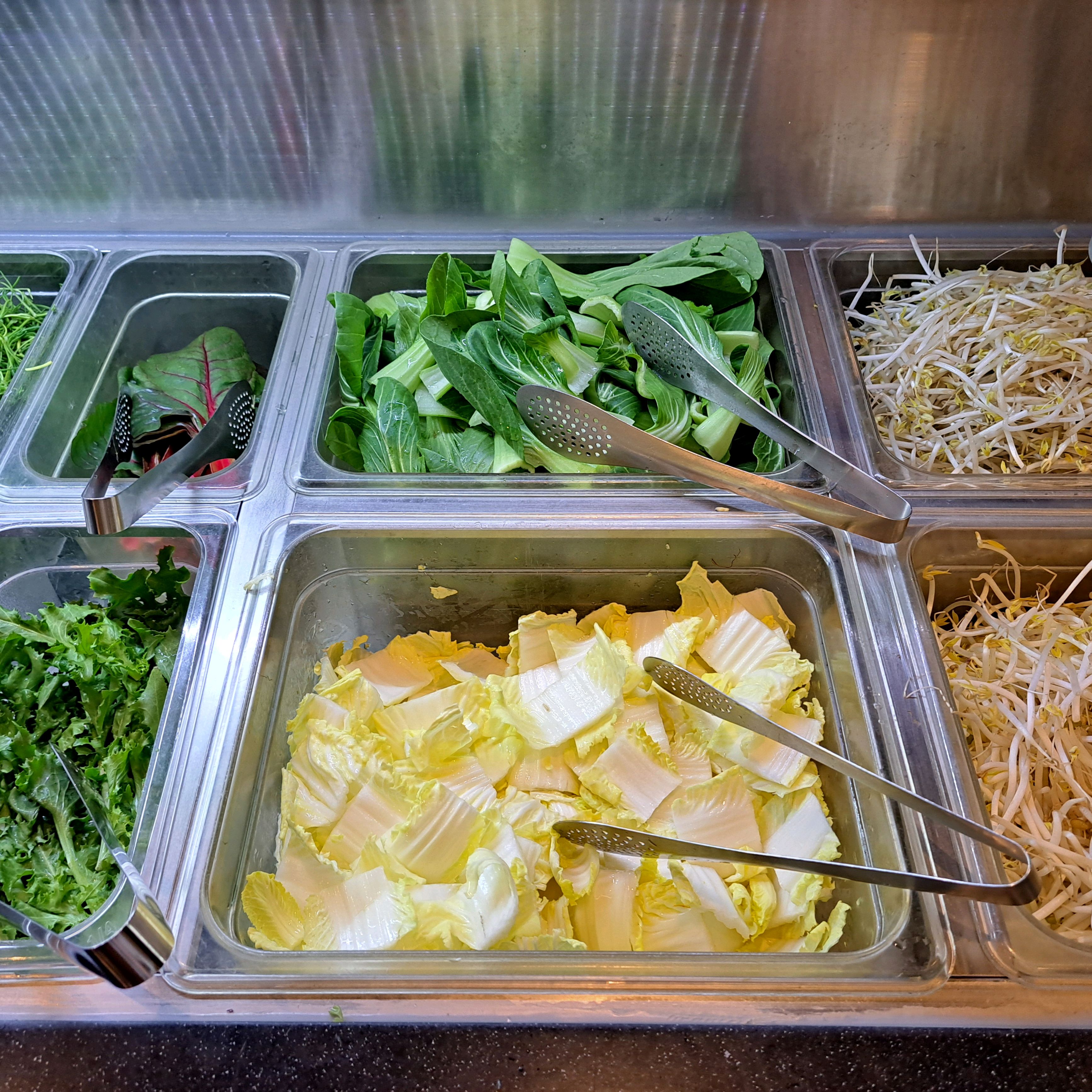 야채 싱싱한게 가득가득 - 수유 맛집 소담촌 수유점