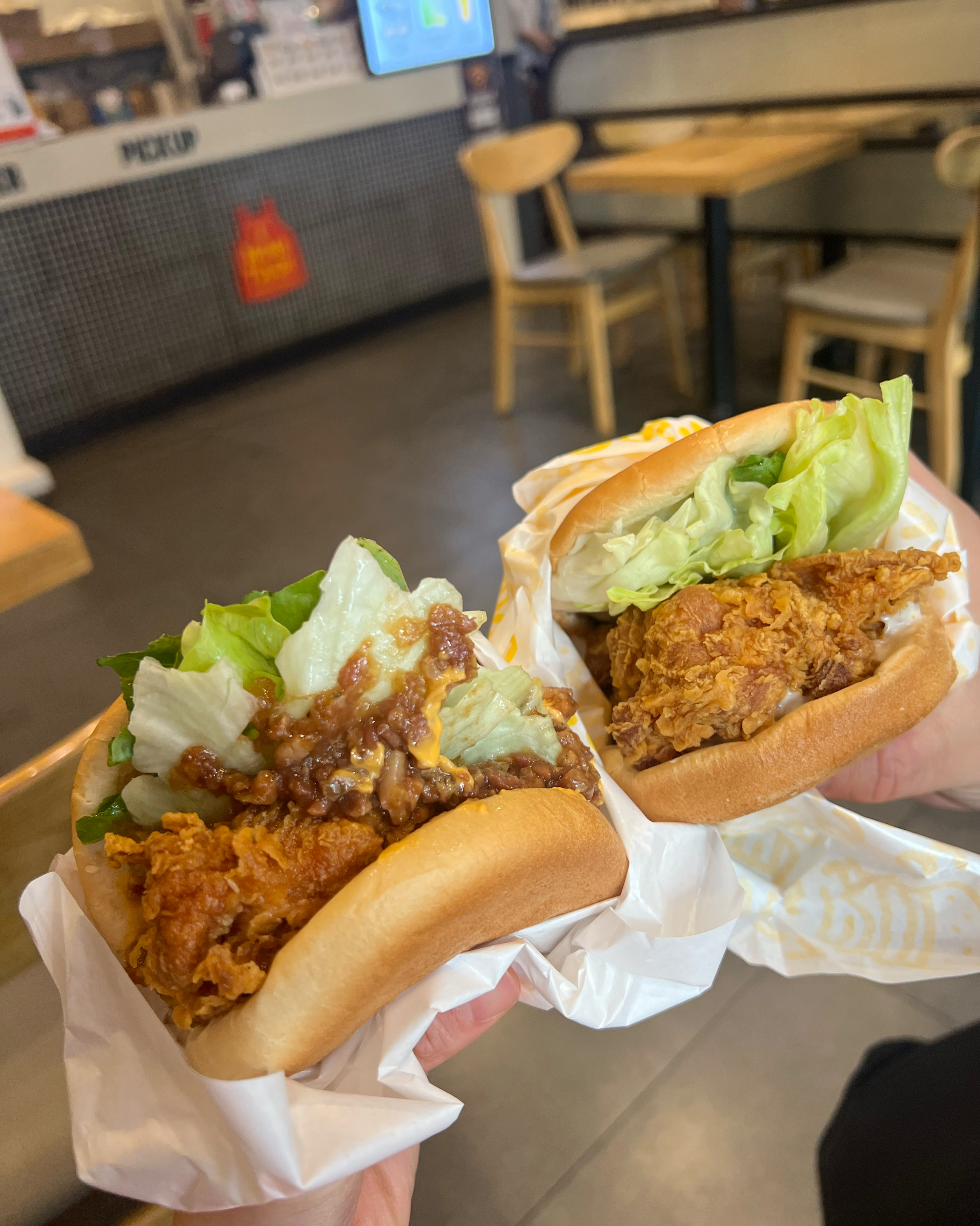 에드워드리싸이버거는 달달하니 야채랑 잘어울려요 - 천호동 맛집 맘스터치 강동역점