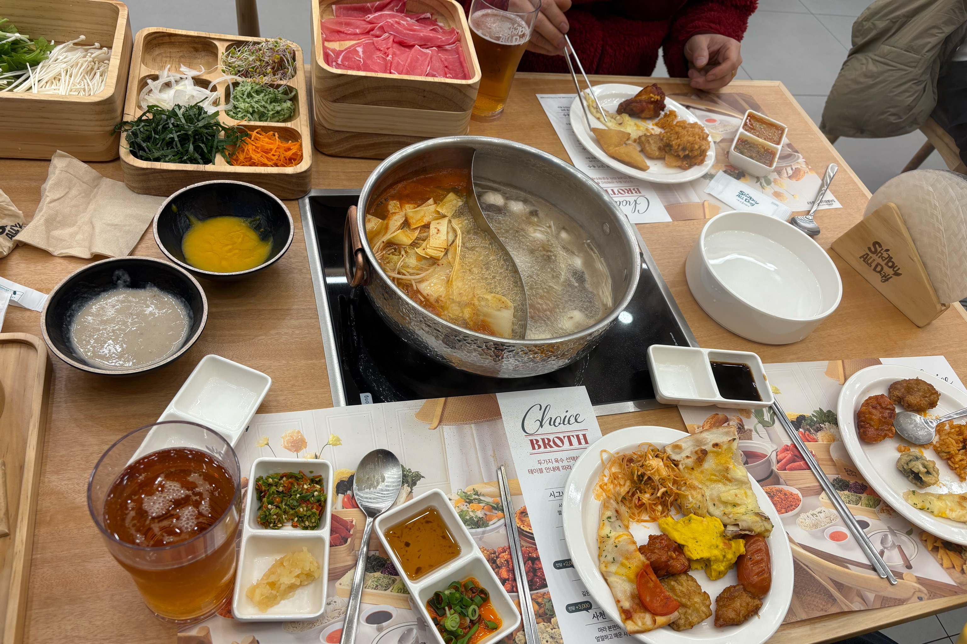 가족과 함께 오기 딱 좋아요~~ - 오산 갈곶동 맛집 샤브올데이 오산갈곶점