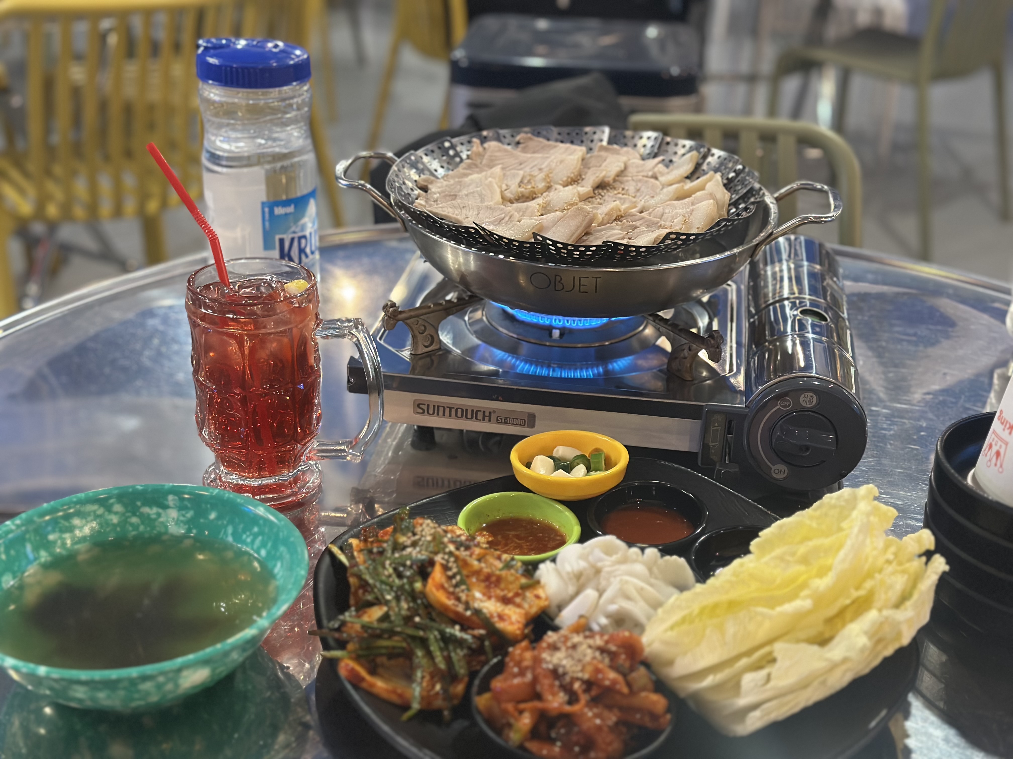 오픈한지 얼마 안되어서 정말 깔끔하고 부평에서 루프탑 술집이라니💕심지어 진짜 다양한 안주가