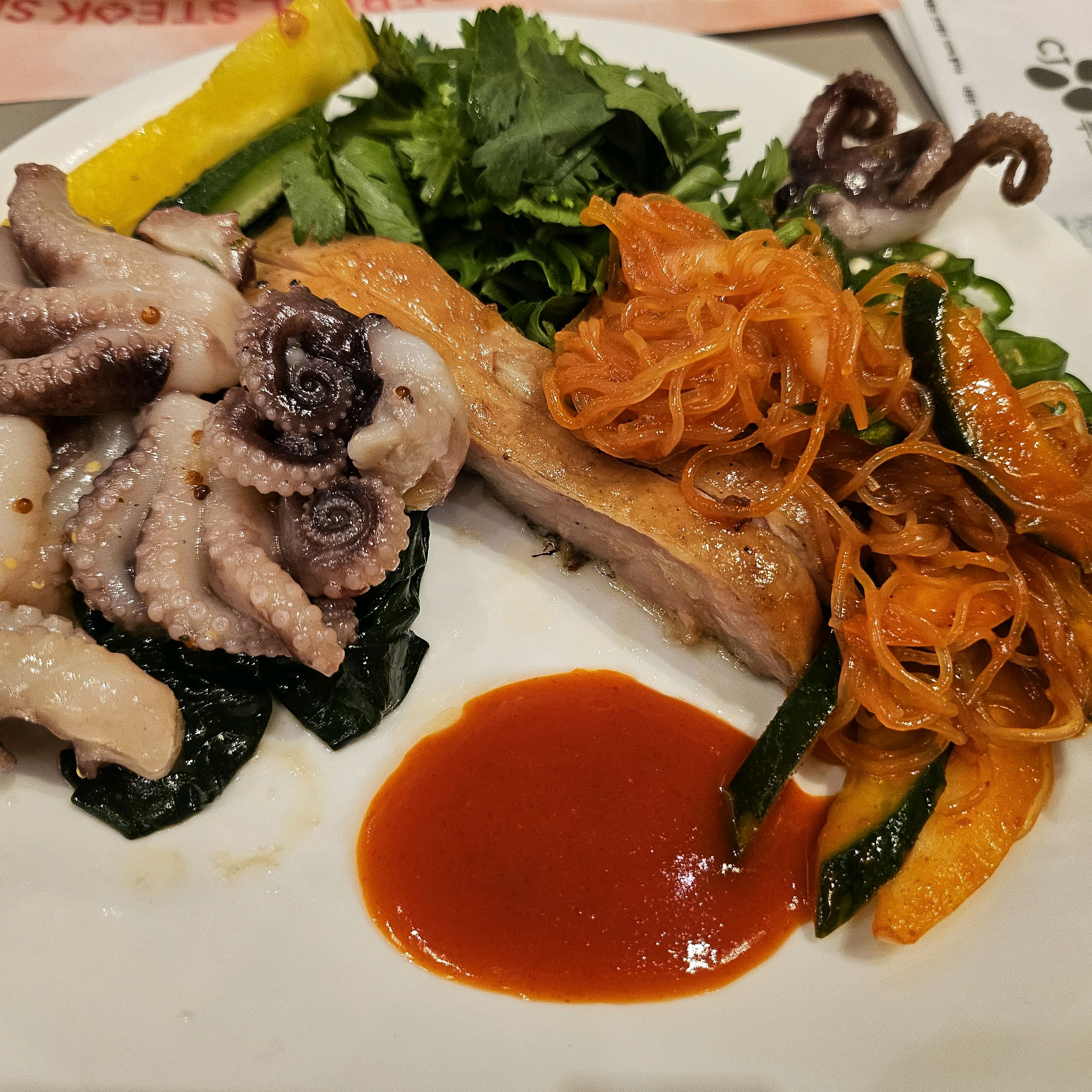 봄이라서 쭈꾸미가 나왔네요 - 서신동 맛집 빕스 전주점
