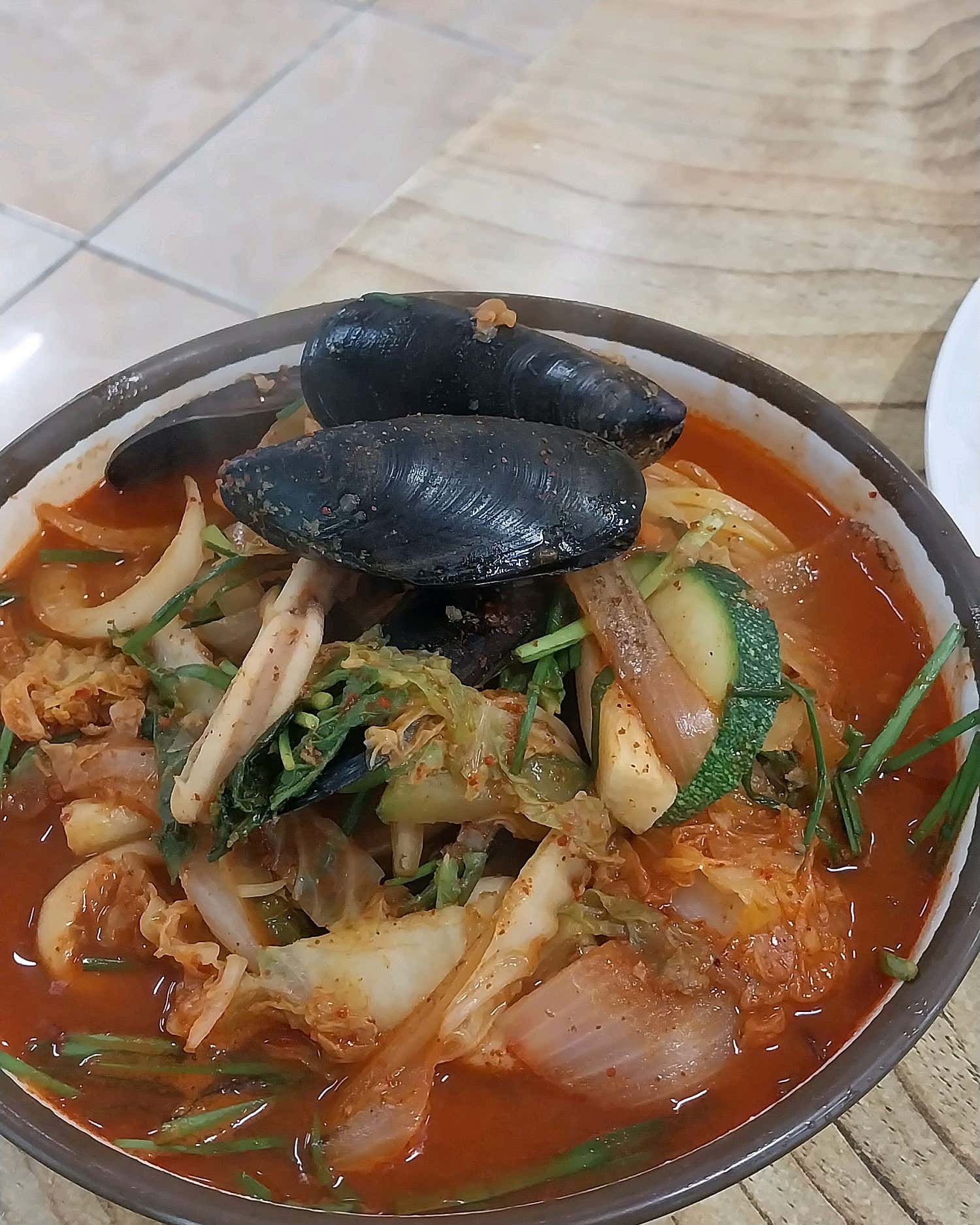 부흥각 식당 내부 테이블 세팅