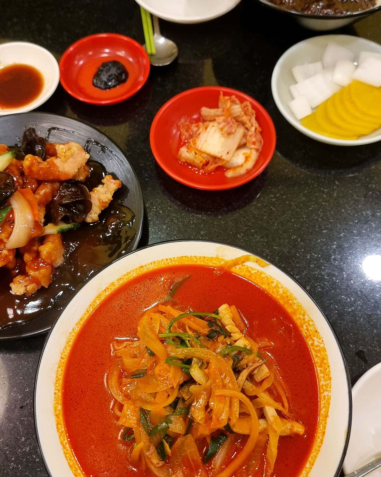 보화장 세트메뉴판