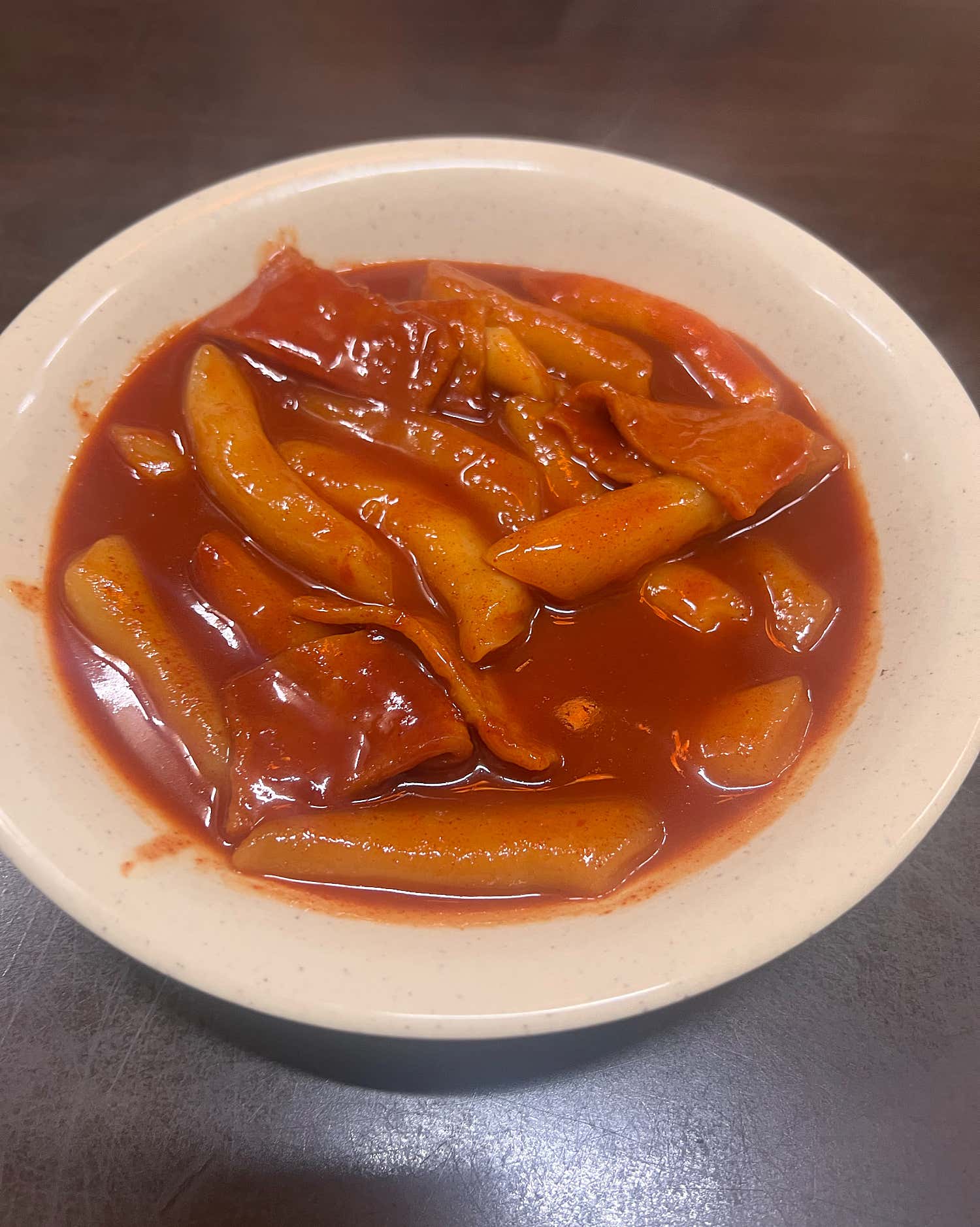 튀김마트 길동 떡볶이와 튀김들